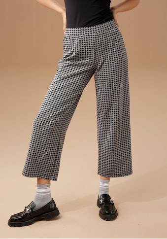 Aniston CASUAL Culotte, mit trendigem Hahnentritt-Muster kaufen