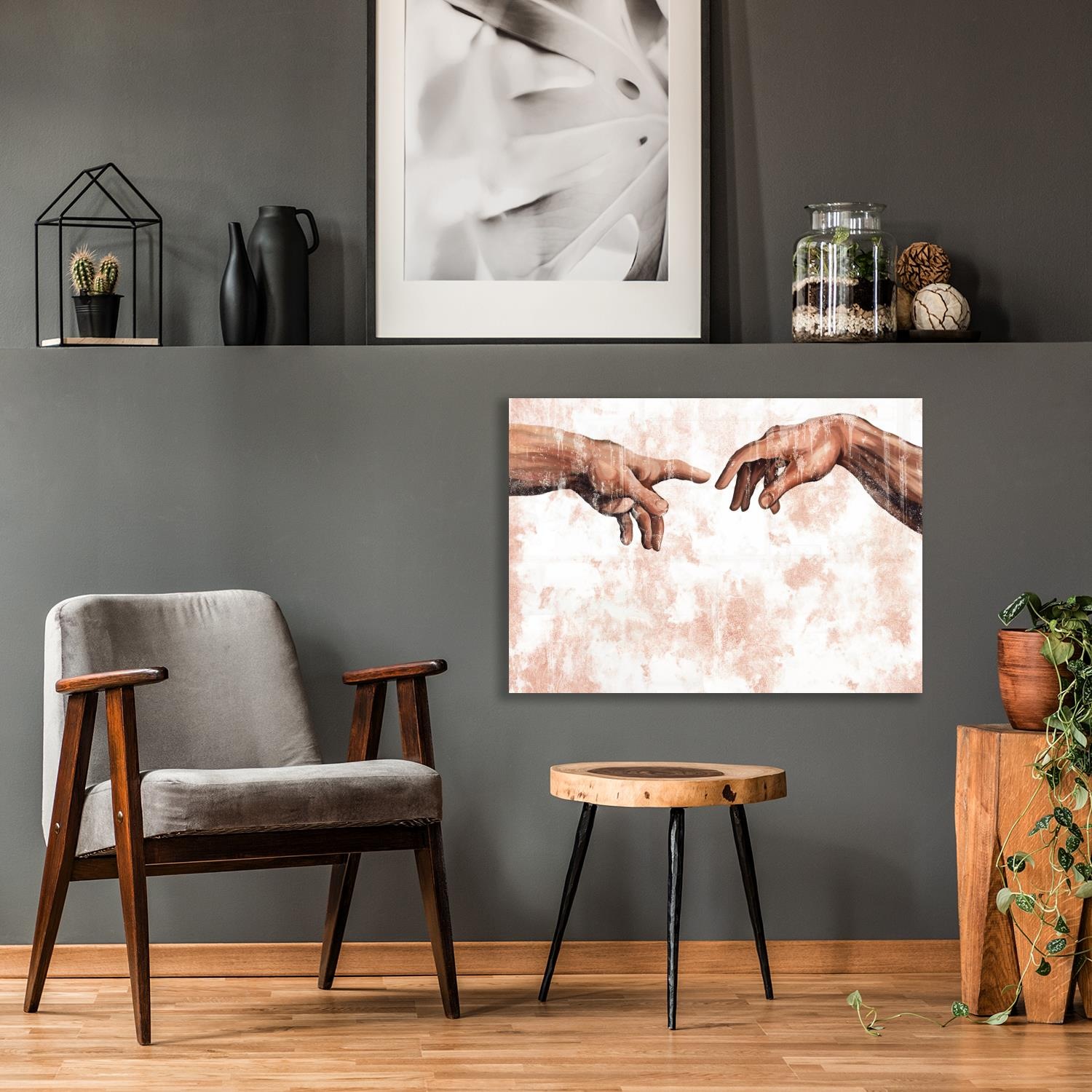 queence Leinwandbild »Angelo« Kunst 1 Stk. tlg. mit sehr guten Schallabsorp günstig online kaufen