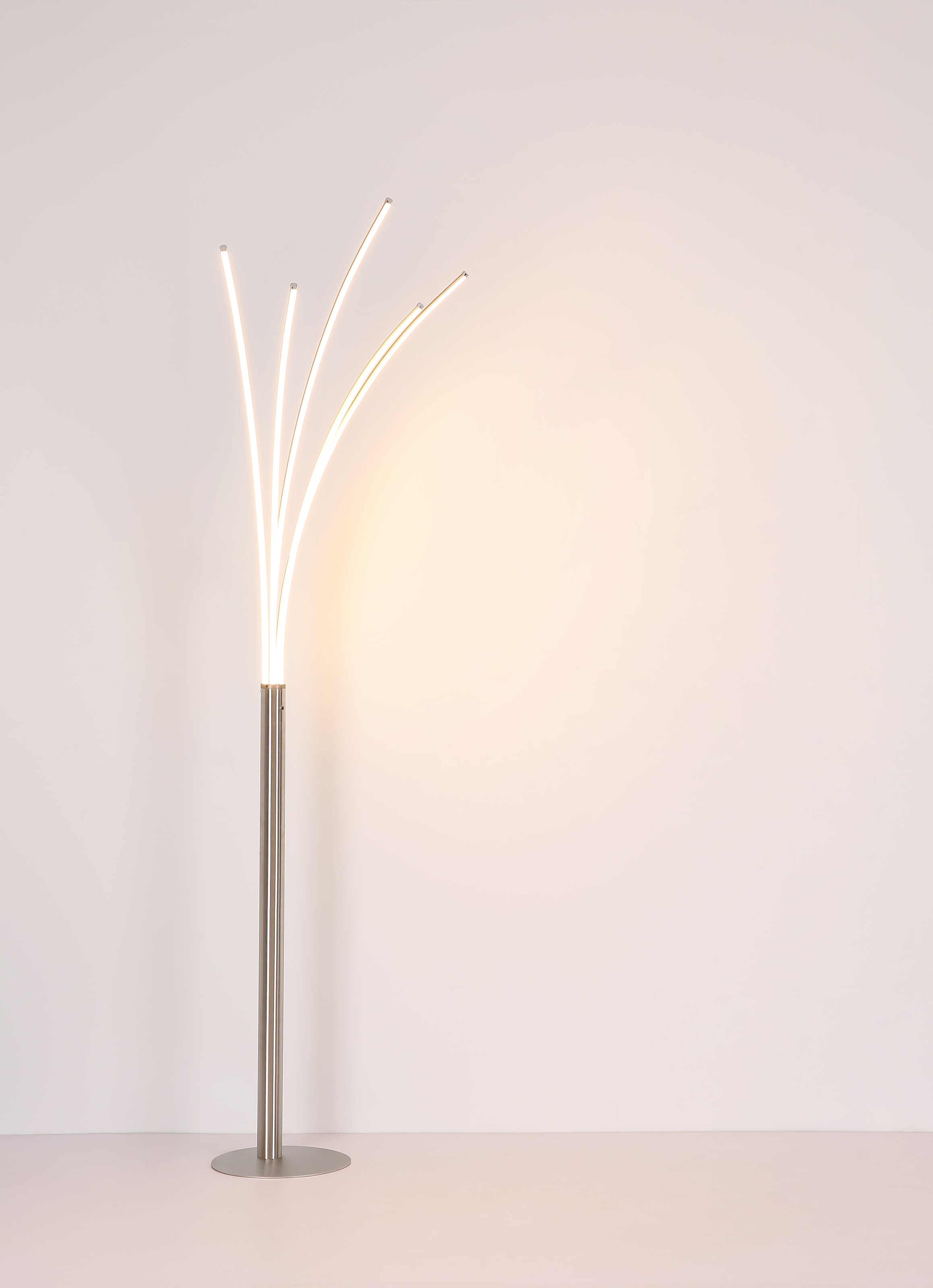 GLOBO LIGHTING LED Stehlampe »BIZZY«, Leuchtmittel LED-Modul | LED fest integriert, Stehleuchte/Wohnzimmer/Schlafzimmer/Flur