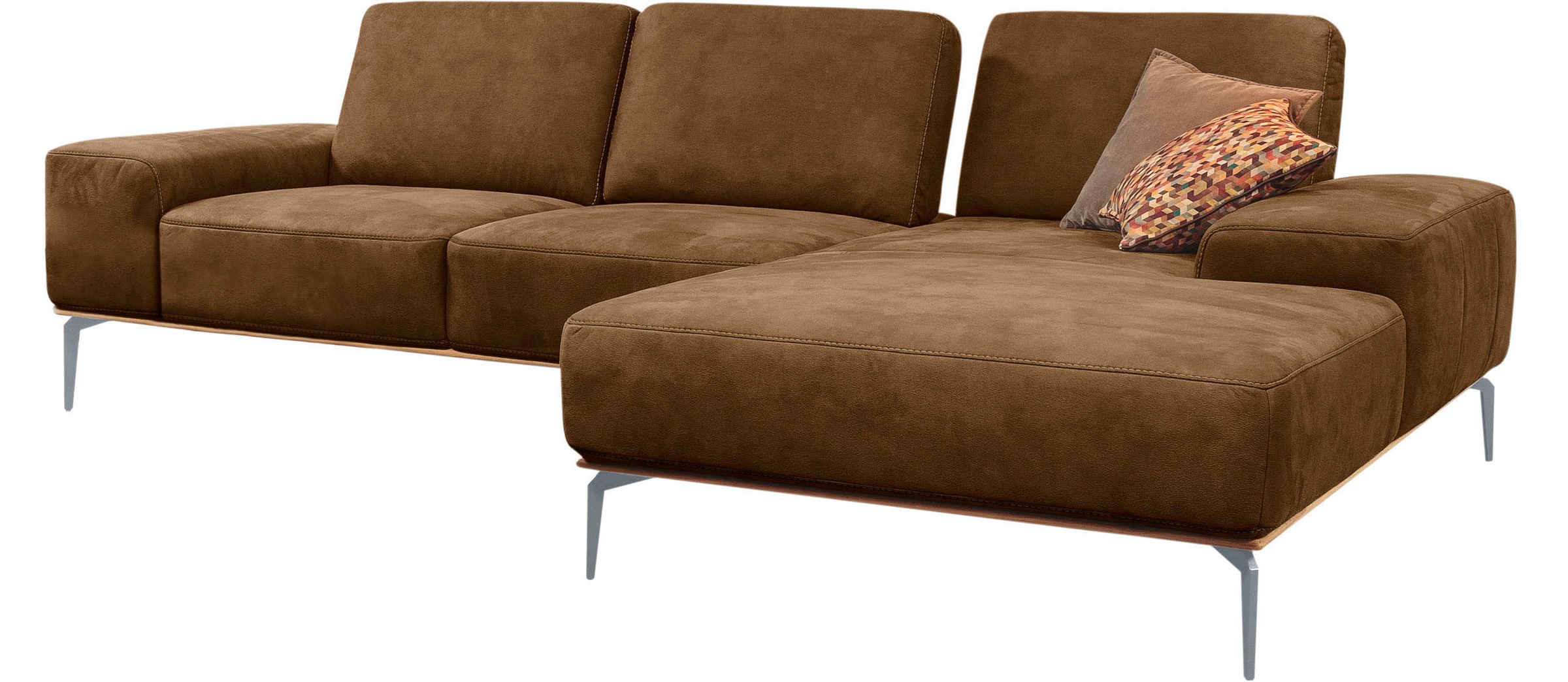 W.SCHILLIG Ecksofa "run, Designsofa mit tollem Sitzkomfort, bequem, L-Form" günstig online kaufen