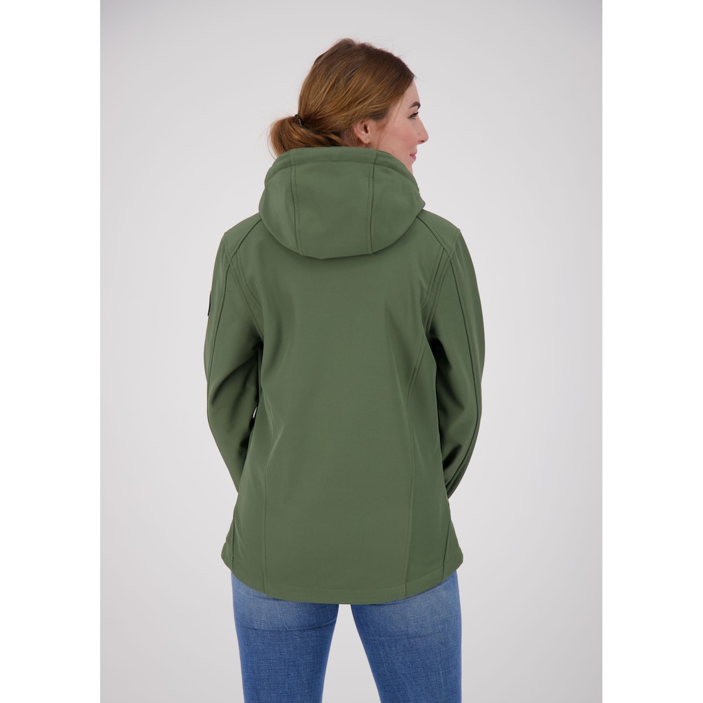 DEPROC Active Softshelljacke »PEAK CREEK WOMEN«, mit abnehmbarer Kapuze