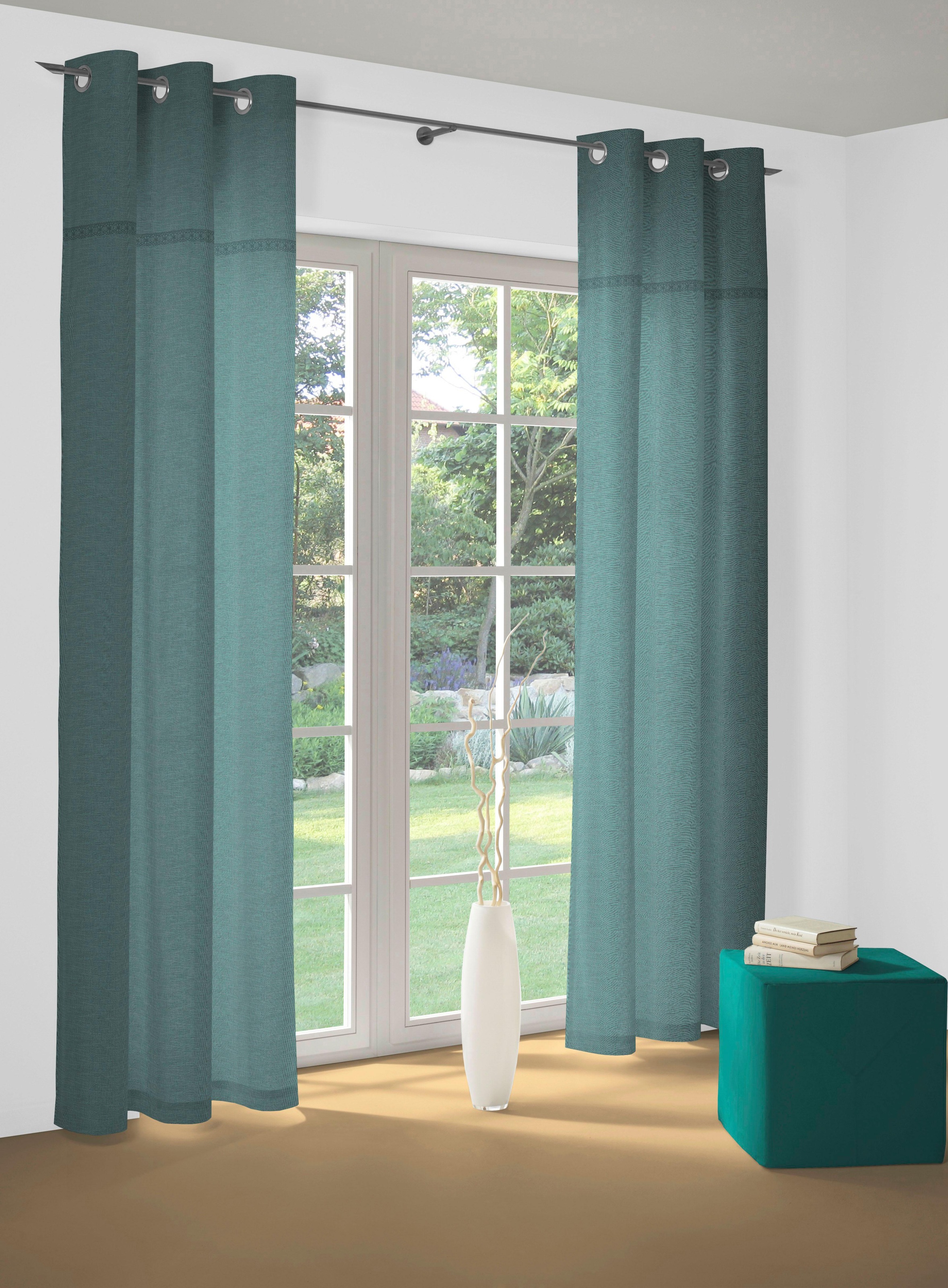 Wirth Vorhang »Wiessee« Ösen 1 Stk. tlg. günstig online kaufen