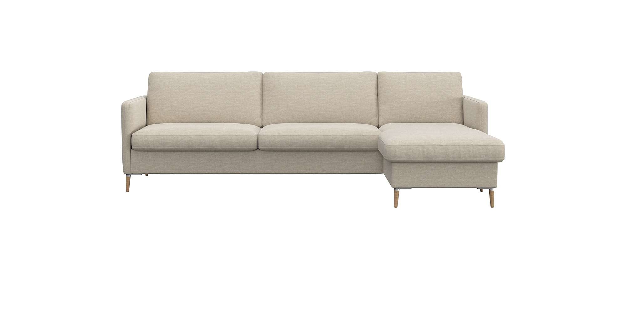 FLEXLUX Ecksofa "Fiore, super Sitzkomfort durch Kaltschaum im Sitz, L-Form" günstig online kaufen