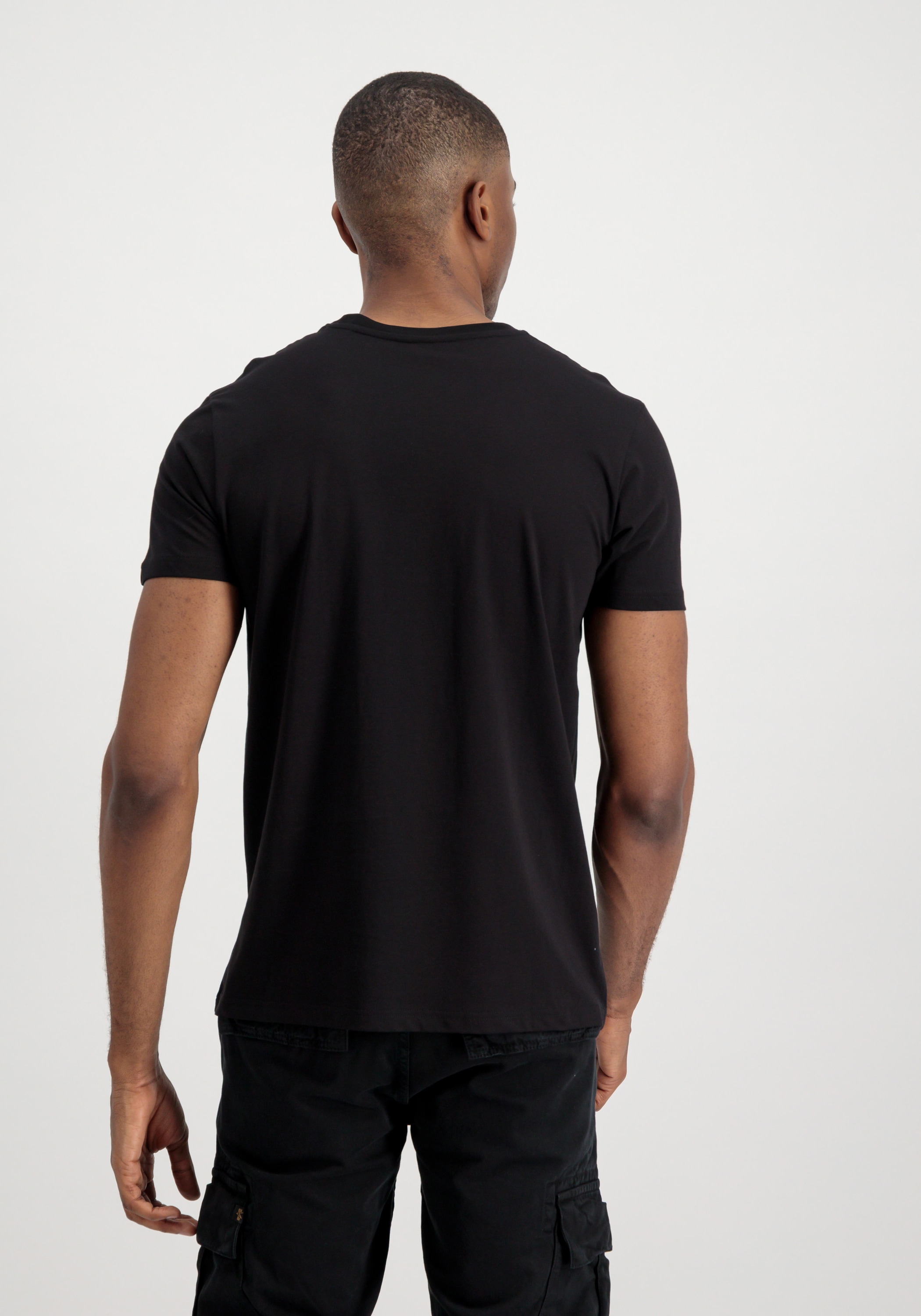 Alpha Industries T-Shirt »Alpha Industries Men - T-Shirts Basic T-Shirt BL Foil Print«