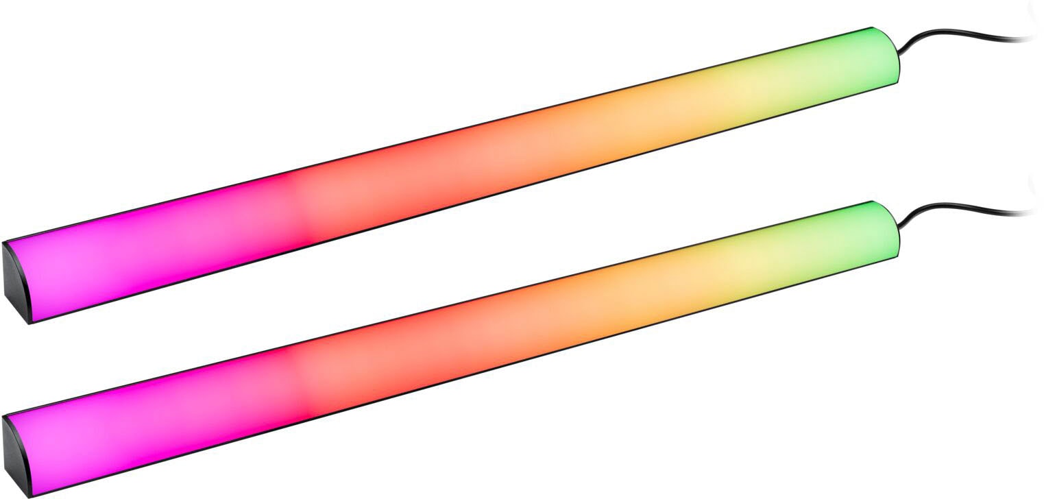 Paulmann LED-Streifen »EntertainLED Lightbar Dynamic Rainbow RGB 30x30mm 2x1W 2x48lm«, 2 St.-flammig