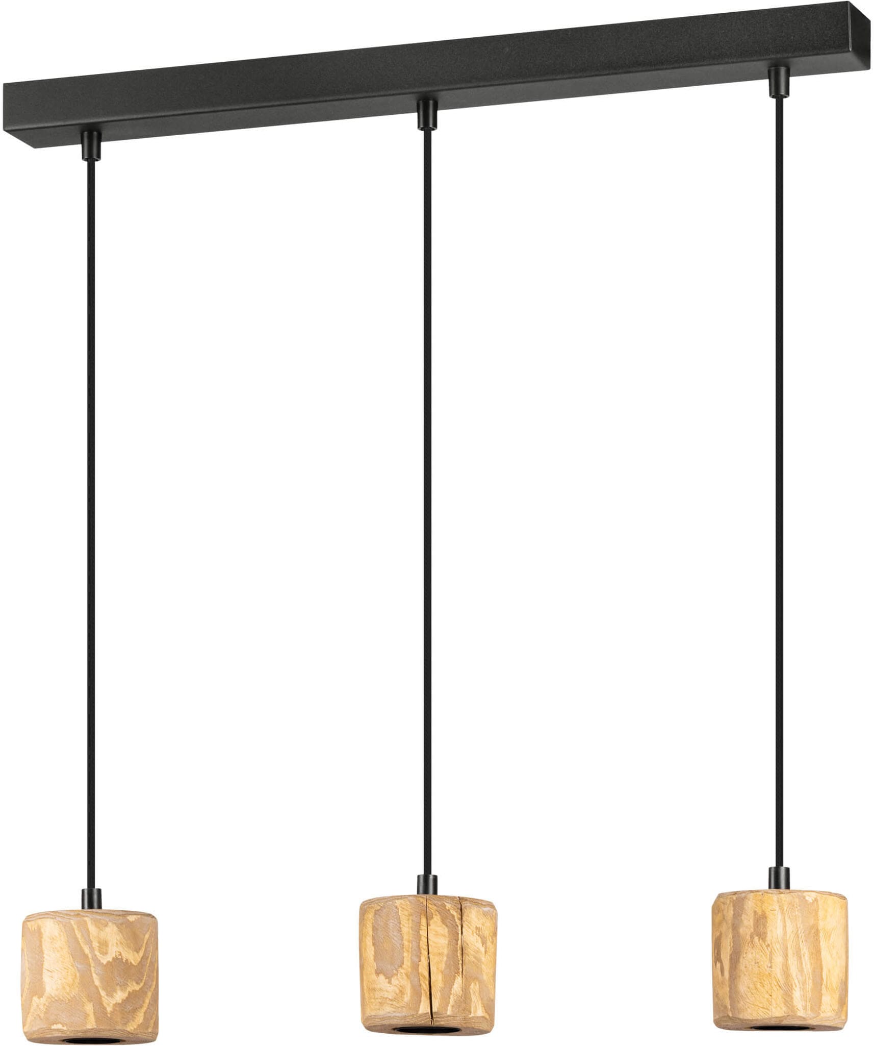 SEGULA Pendelleuchte »PINO 3 Kiefer gebeizt« E27 1 Stk. günstig online kaufen