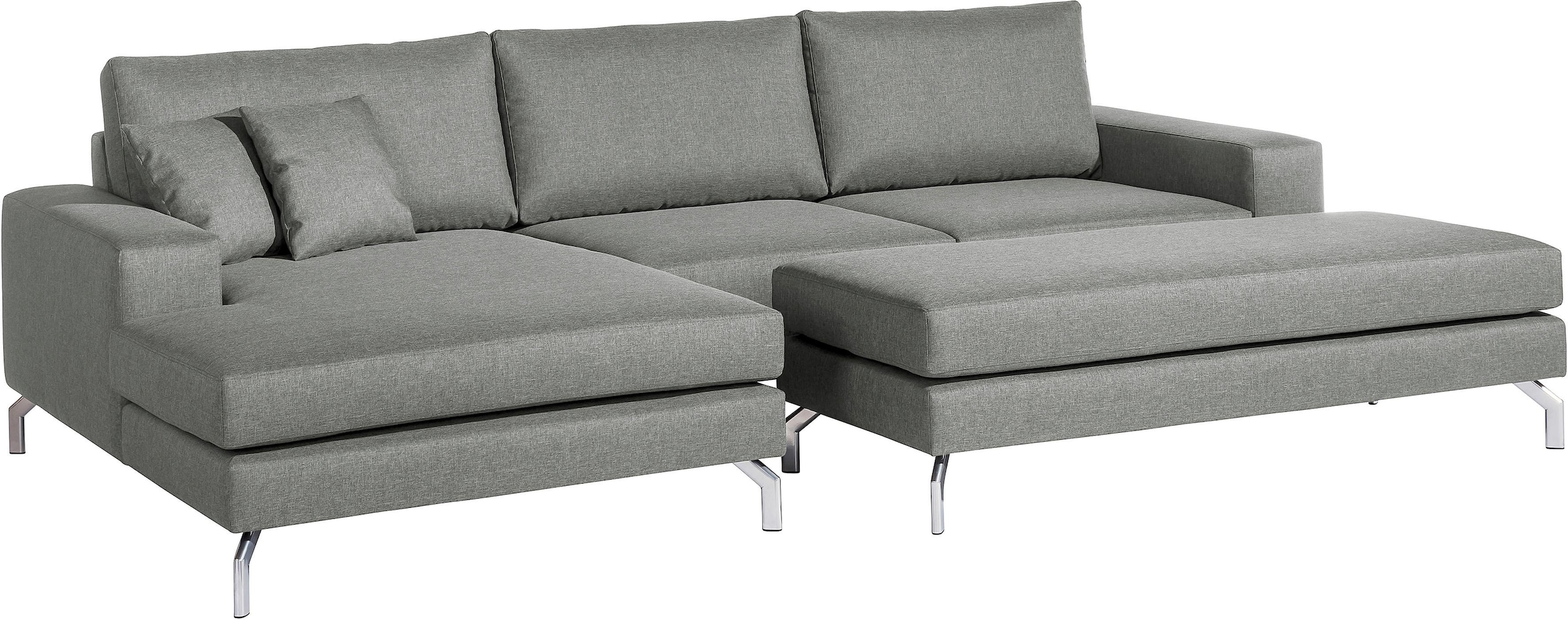 Max Winzer® Ecksofa »Flori Set inkl. Hocker, guter Sitzkomfort, aktuelles D günstig online kaufen