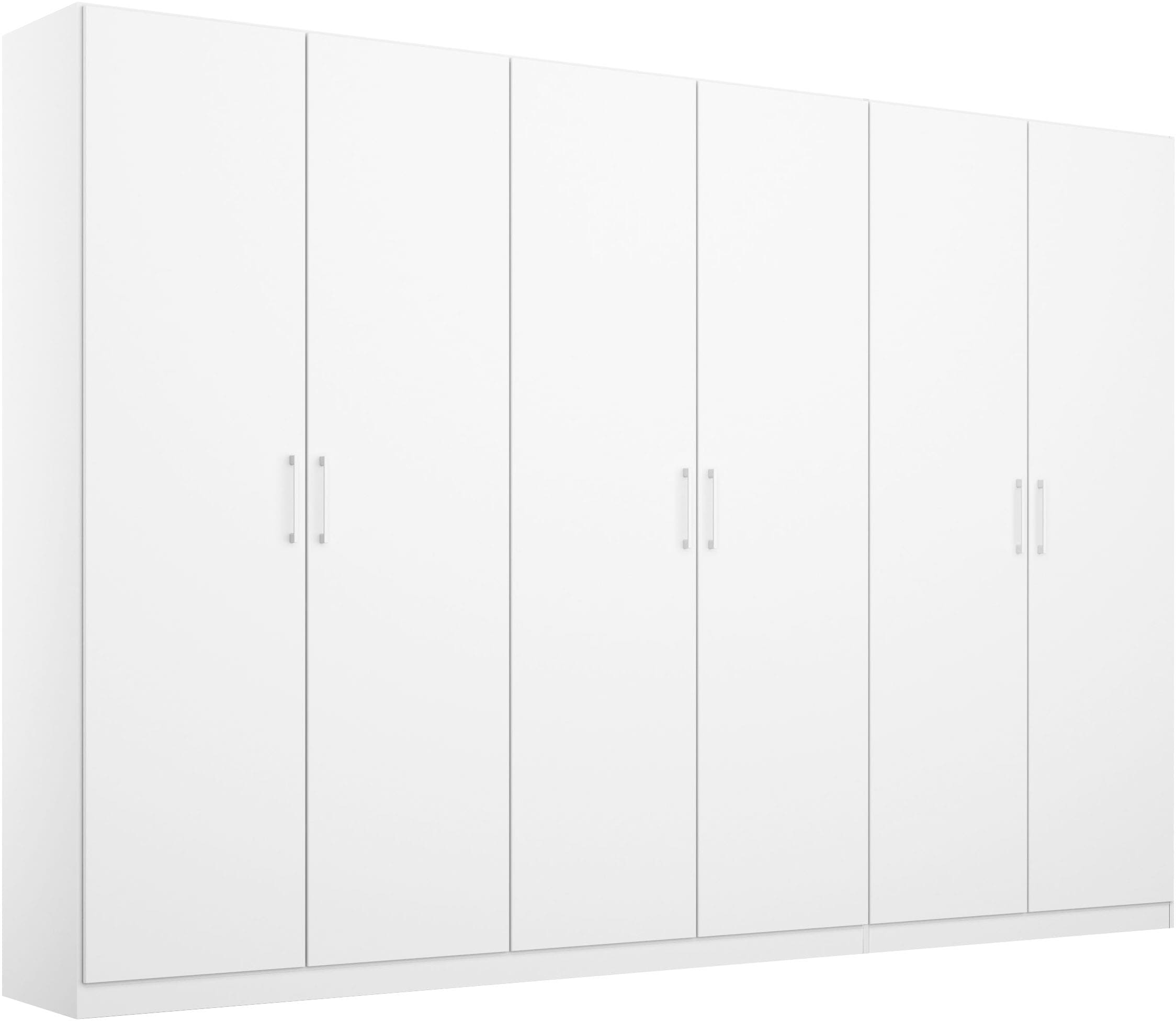 rauch Kleiderschrank »Schrank Mehrzweckschrank Garderobenschrank Schlafzimmer Möbel THOR« 3 verschiedene Ausstattungen BASIC/CLASSIC/PREMIUM (inkl. SOFT-CLOSE),  mit farblich passenden, modernen Metallgriffen MADE IN GERMANY