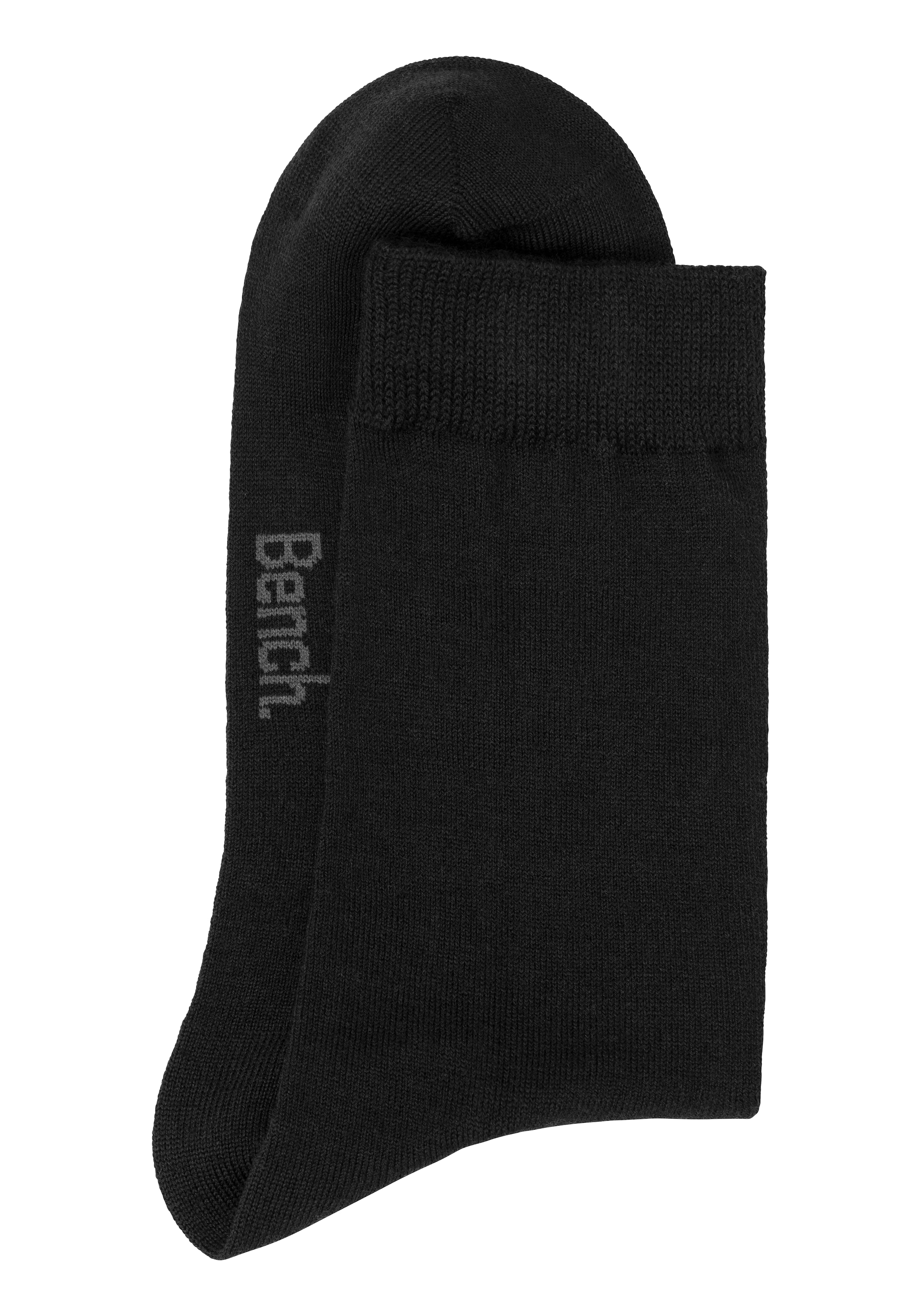 Bench. Socken, (Packung, 3 Paar), Wollsocken aus flauschigem Material