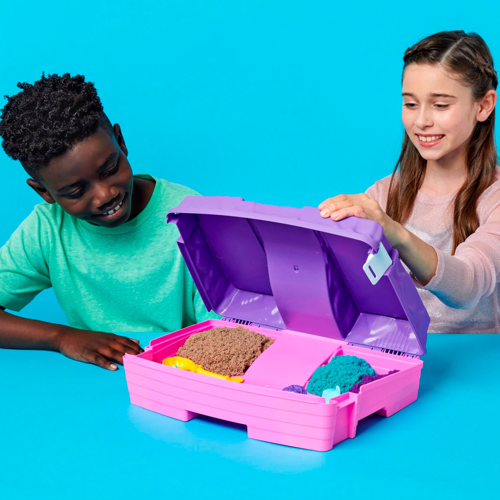 Spin Master Kreativset »Kinetic Sand - Mermaid Folding Sand Box 934 g«