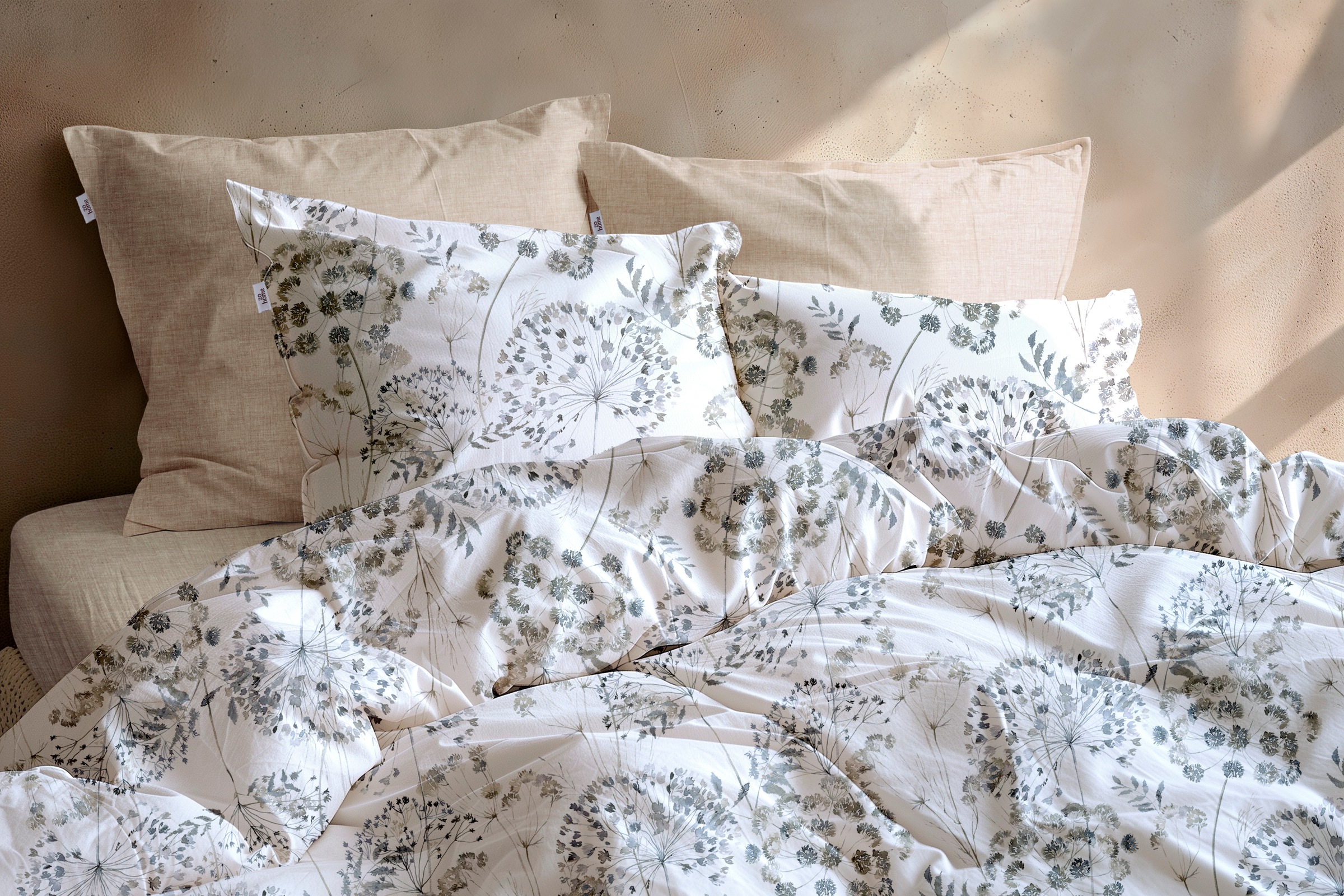 ZO HOME Bettwäsche »Zohome Bettwäsche Baumwolle-Flanell Eira« 2 Bettwäsche aus 100% Baumwolle, hochwertige Flanell, ab 135x200 cm.