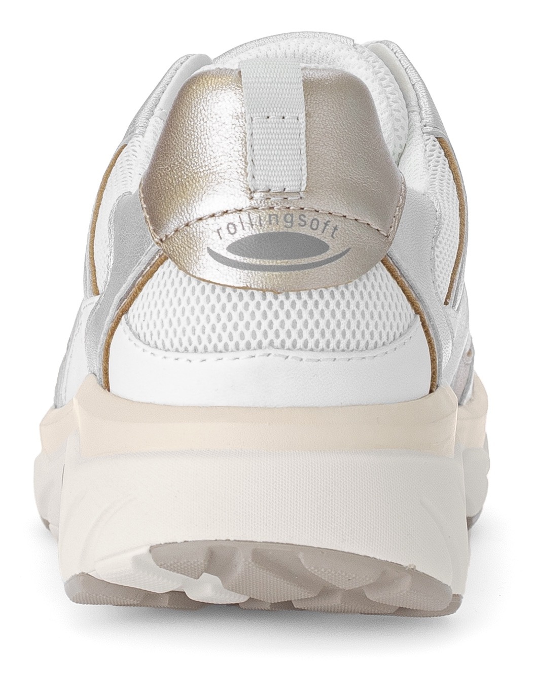 Gabor Rollingsoft Keilsneaker, Freizeitschuh, Halbschuh, Schnürschuh mit rollingsoft-Laufsohle