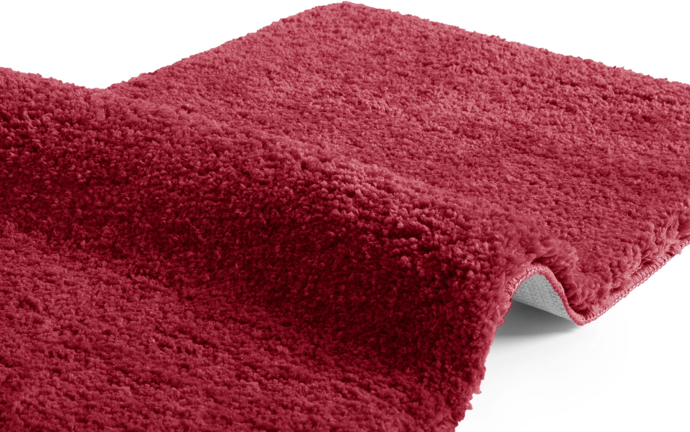 my home Badematte »Sanremo, Badvorleger, Badezimmer Teppich, sehr weich«, rutschhemmend beschichtet, fußbodenheizungsgeeignet-schnell trocknend, Badteppich, unifarben, rechteckig, rund & als 3-tlg. Set erhältlich