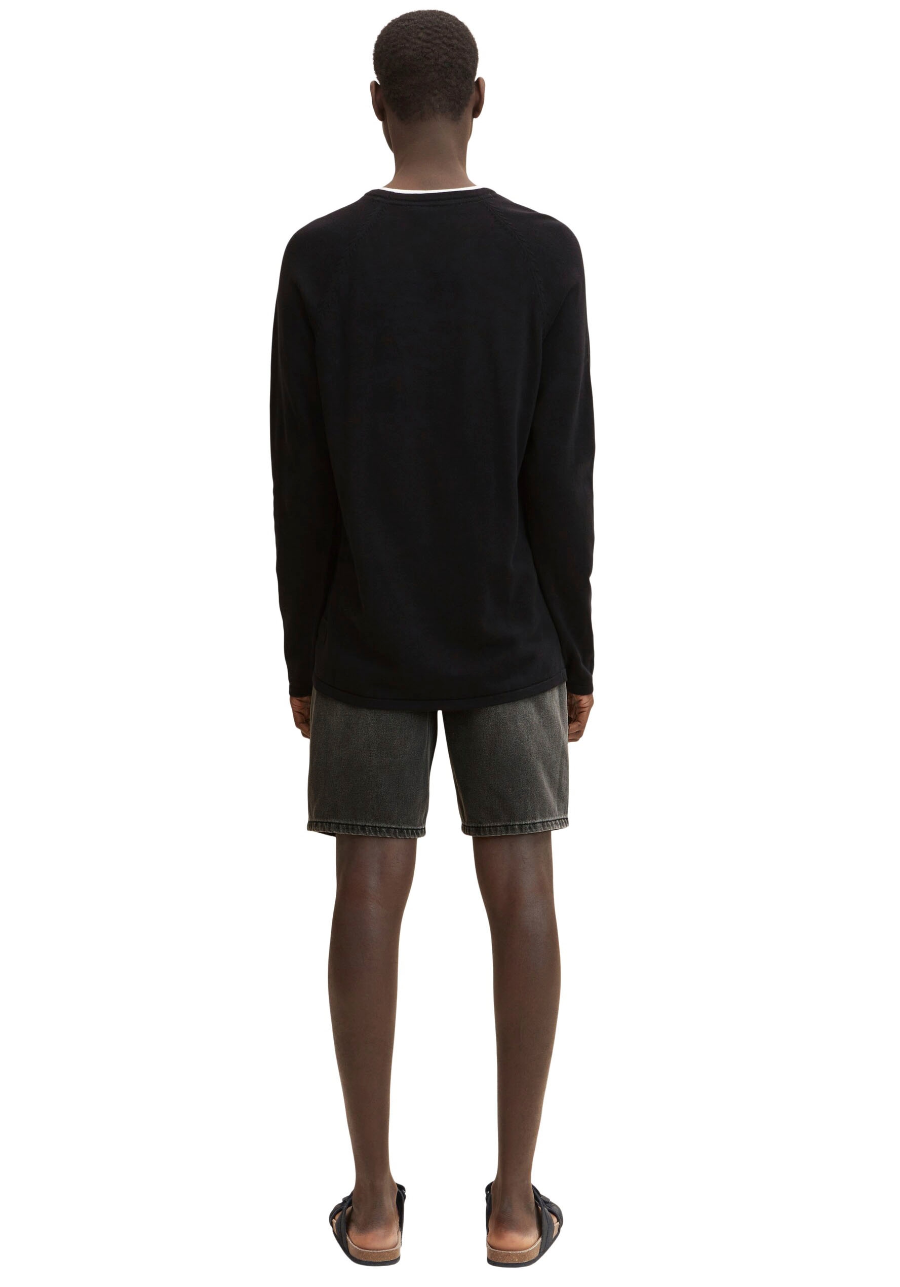TOM TAILOR Denim Strickpullover »Tom Tailor Denim Herren Rundhalspullover«