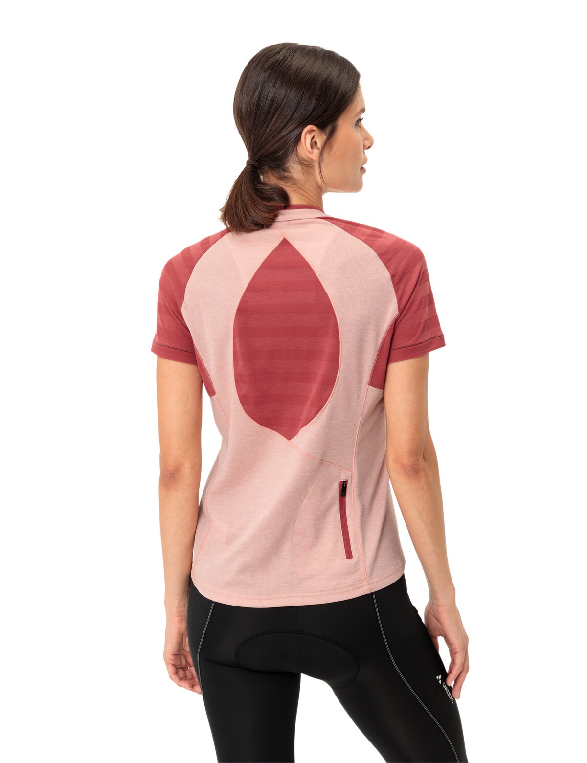 VAUDE Radtrikot, Fahrradshirt mit Materialeinsätzen