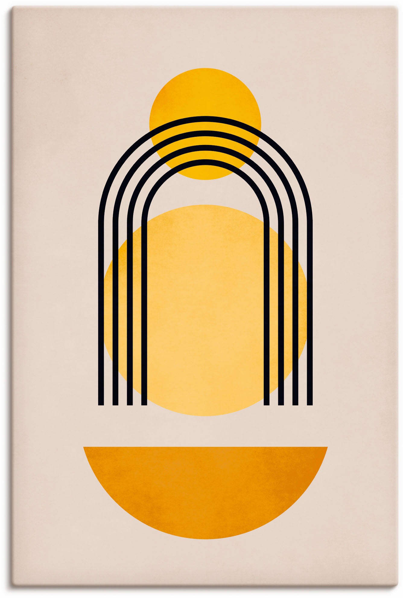 Artland Wandbild »Geometrica Nr. 5« Muster 1 Stk. tlg. als Alubild, Leinwan günstig online kaufen