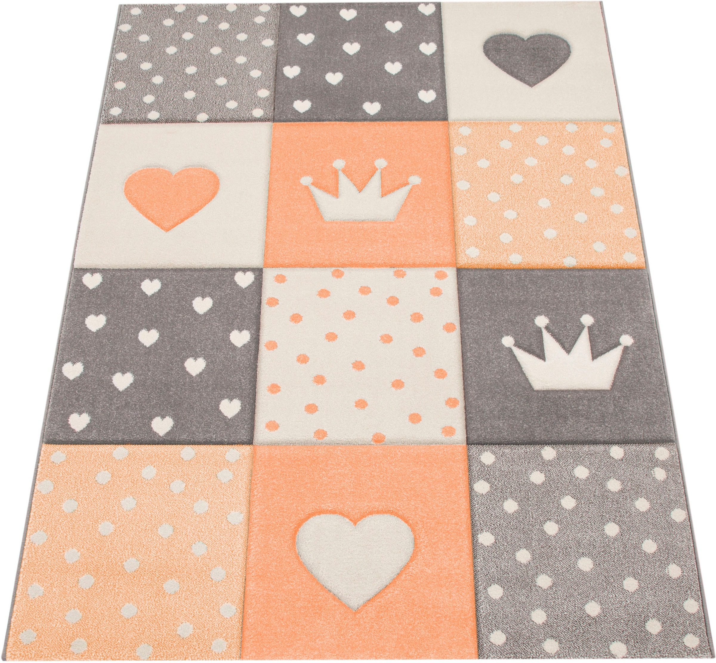 Paco Home Kinderteppich »Cosmo 339«, rechteckig, 16 mm Höhe, Kurzflor, Past günstig online kaufen