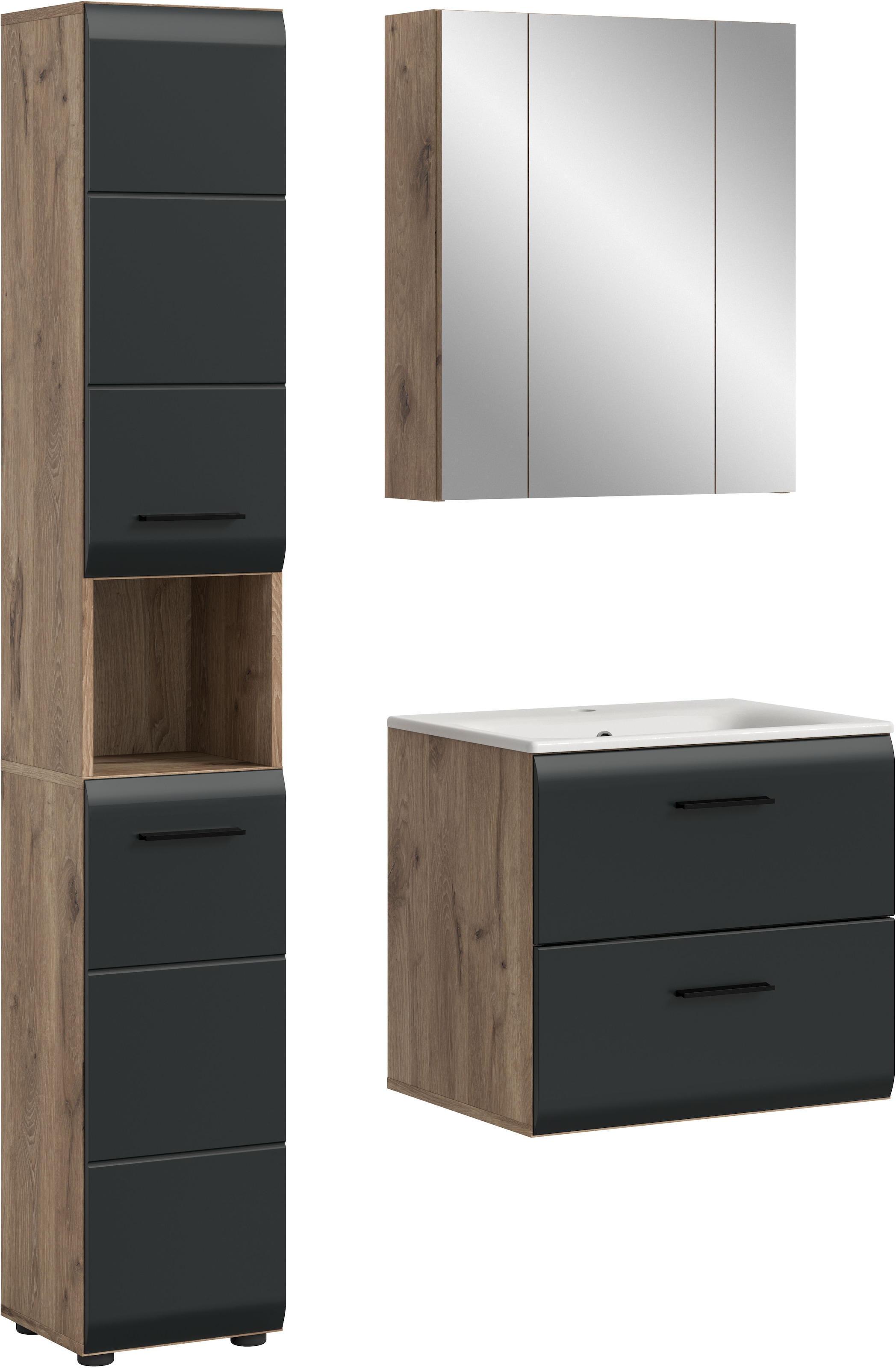 INOSIGN Badezimmer-Set Set, 4 Stk. tlg. Florenz, Badkombination 4-tlg.,Nox günstig online kaufen