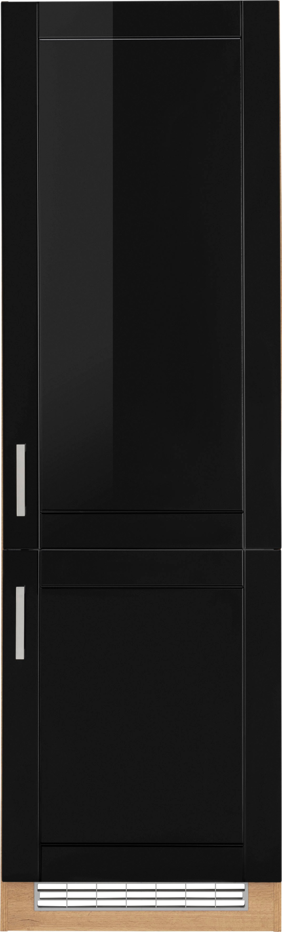 KOCHSTATION Kühlumbauschrank »KS-Tinnum« 60 cm breit, 200 cm hoch, Metallgr günstig online kaufen