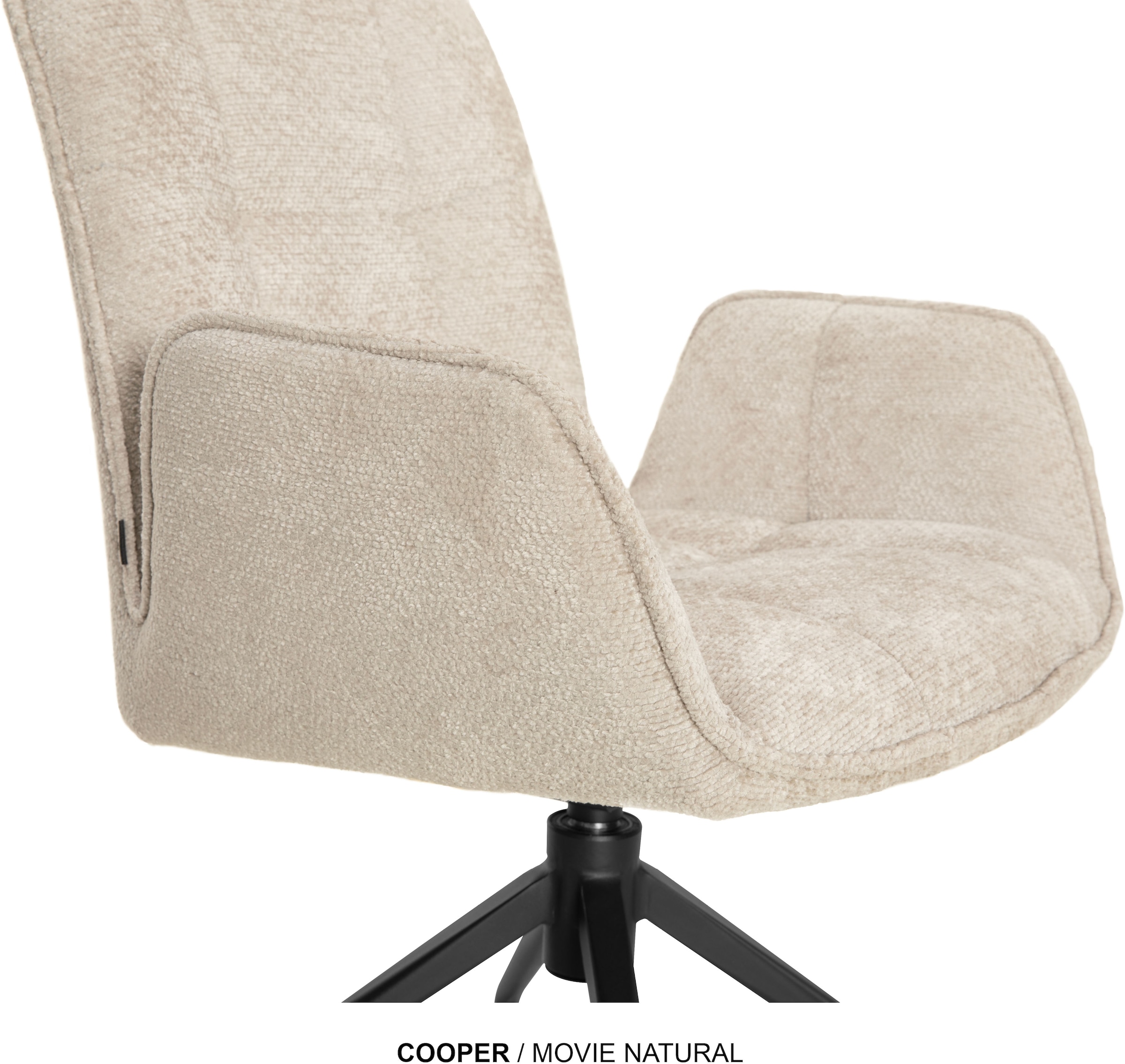 OMG Design Esszimmerstuhl »Cooper« (Set) 2 Stk.Drehstuhl mit auto-return, Armlehnenstuhl