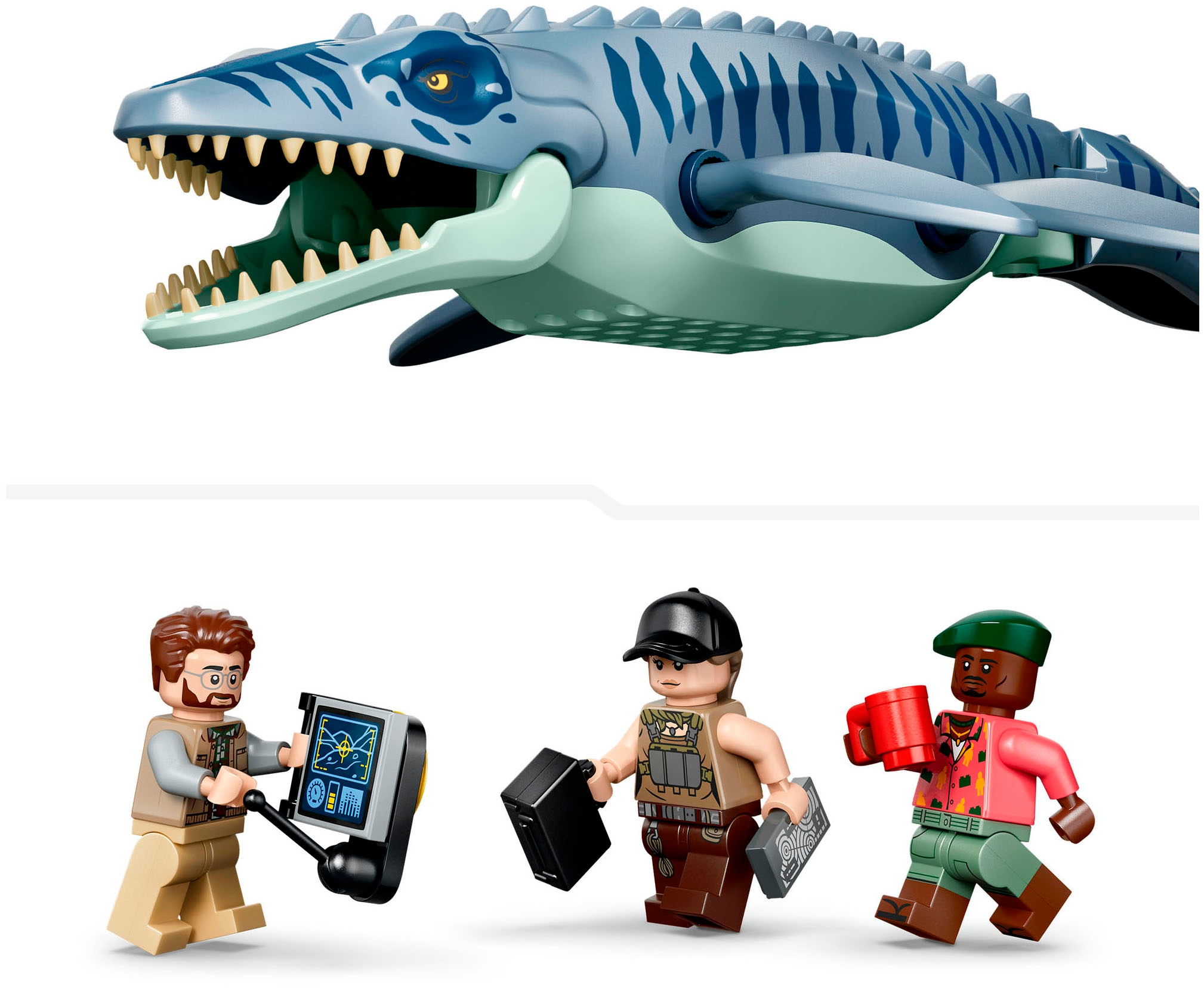 LEGO® Konstruktionsspielsteine »Mosasaurier-Angriff auf das Boot (77983), LEGO Jurassic World« Made in Europe