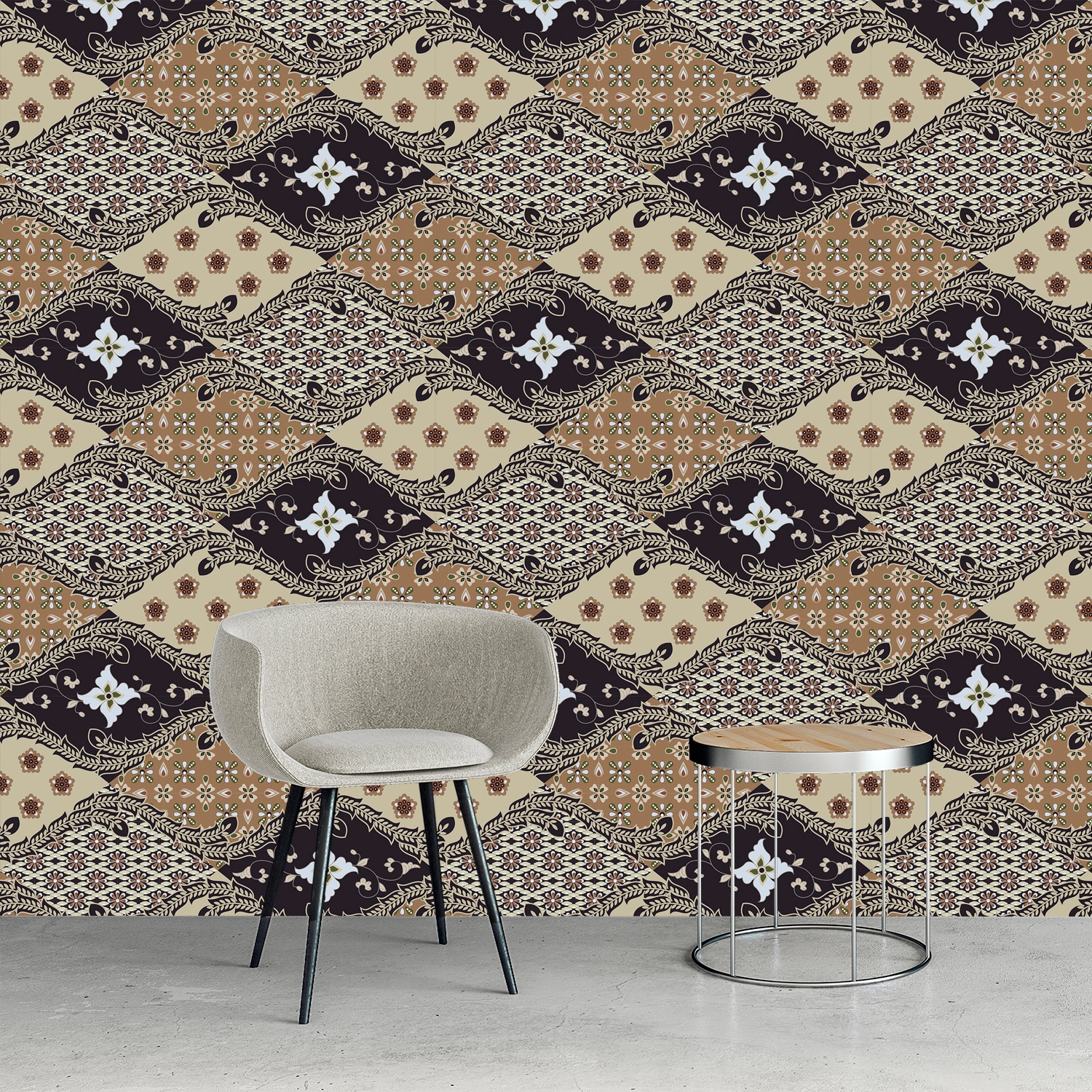 queence Vinyltapete »Paulin« Barock | Kunst | bedruckt glatt 90x250cm, selbstklebend, kinderleichte Anbringung, , Sticker