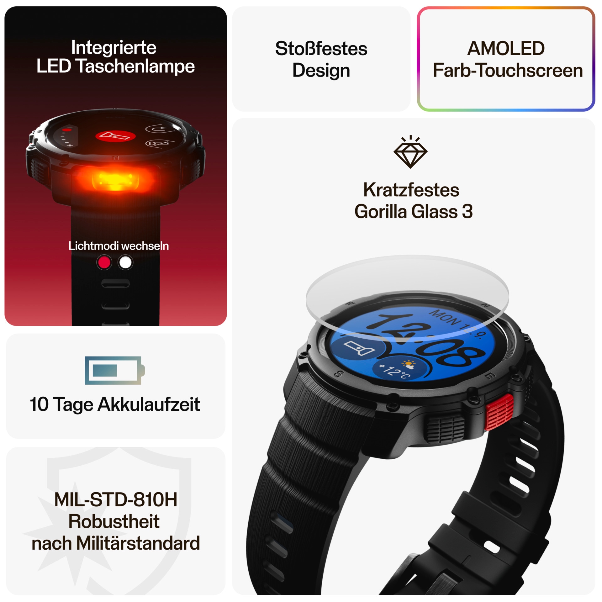 Polar Smartwatch »Street X«(/ 1,28 ″)