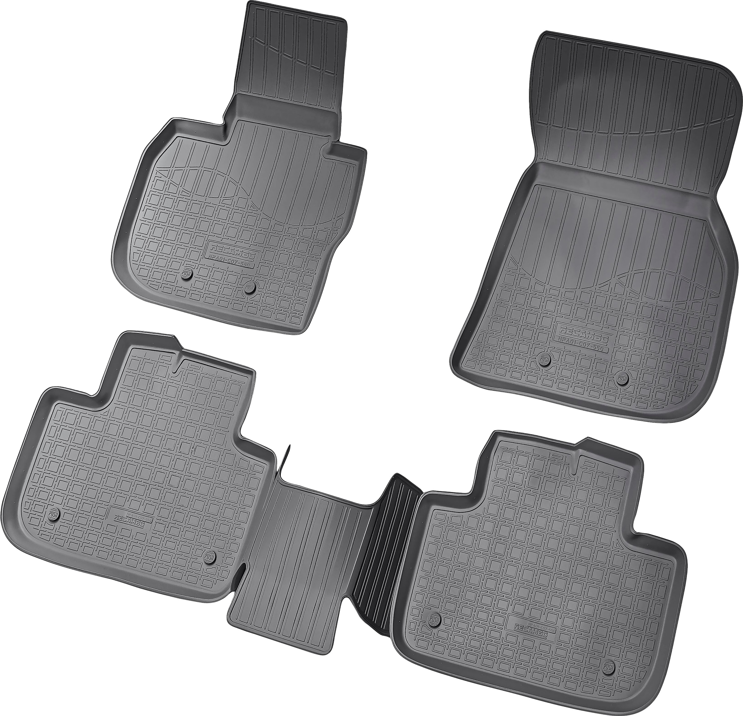 RECAMBO Passform-Fußmatten ab X3, perfekte 4 kaufen F97 »CustomComforts«, Passform online St.), G01 2017, BMW, (Set