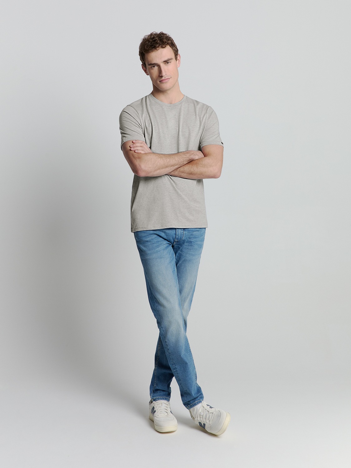 NO EXCESS T-Shirt »No Excess T-Shirt mit Rundhalsausschnitt«