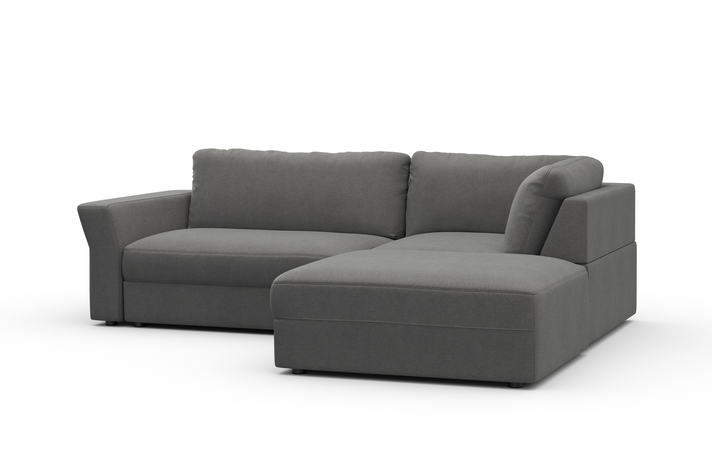sit&more Ecksofa »Cadabra L-Form«, Breite 243 cm, inklusive Sitztiefenverstellung