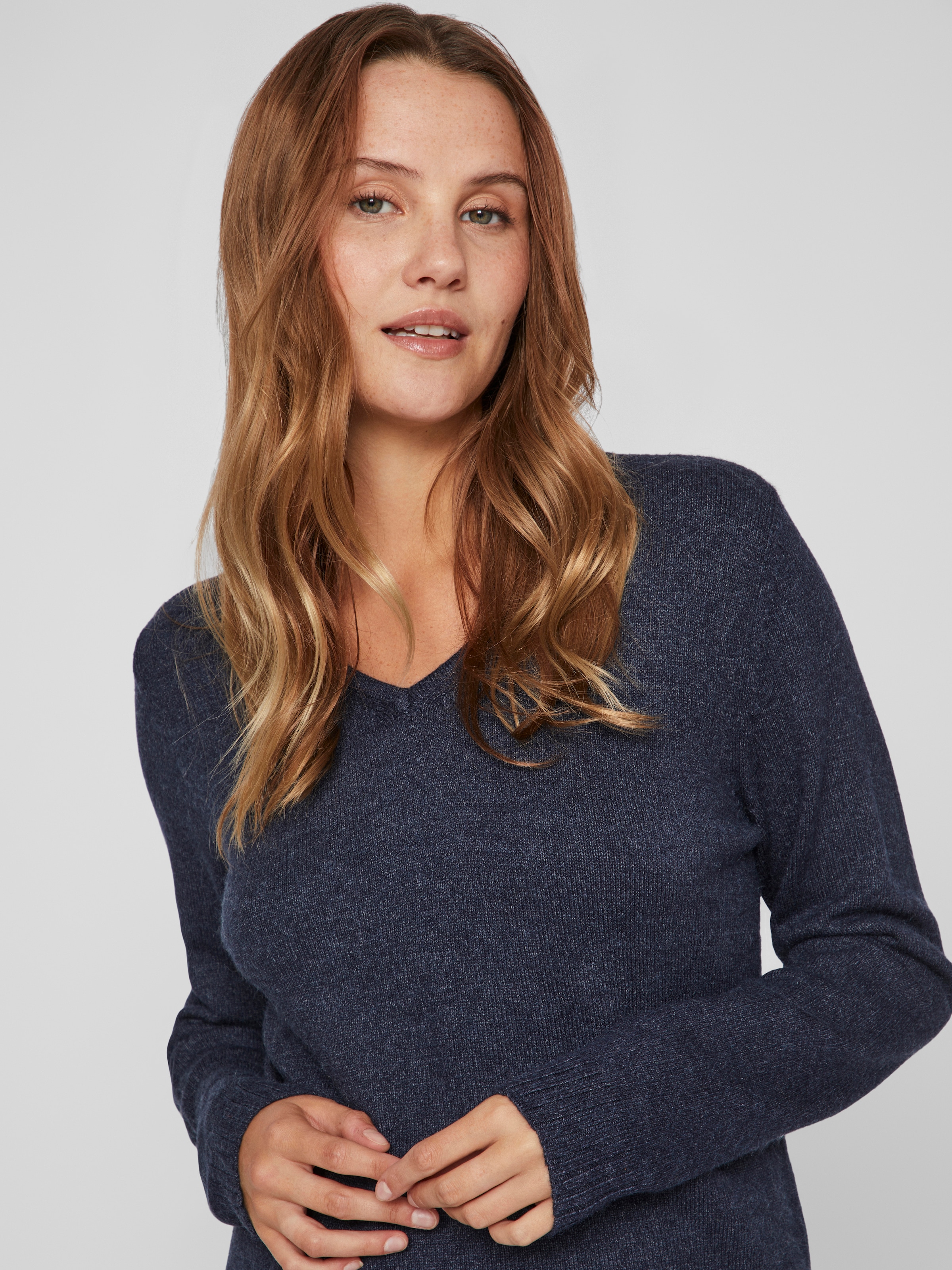 Vila V-Ausschnitt-Pullover »VIRIL V-NECK L/S KNIT TOP - NOOS«