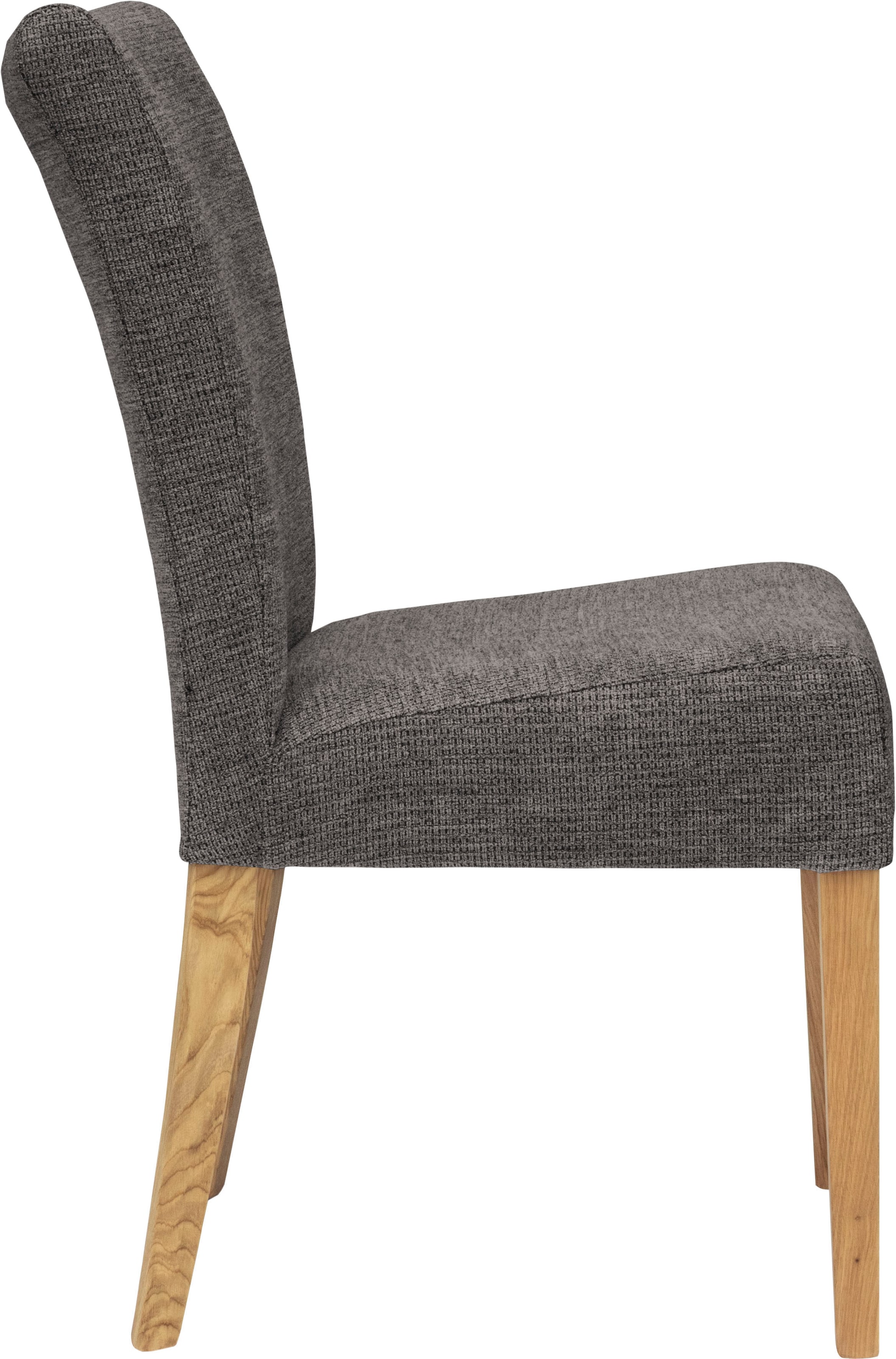 Home affaire Esszimmerstuhl »Queen Polsterstuhl BESTSELLER«, (Set), 2 St., Softstruktur, verschiedene Bezüge, Gestell Massivholz