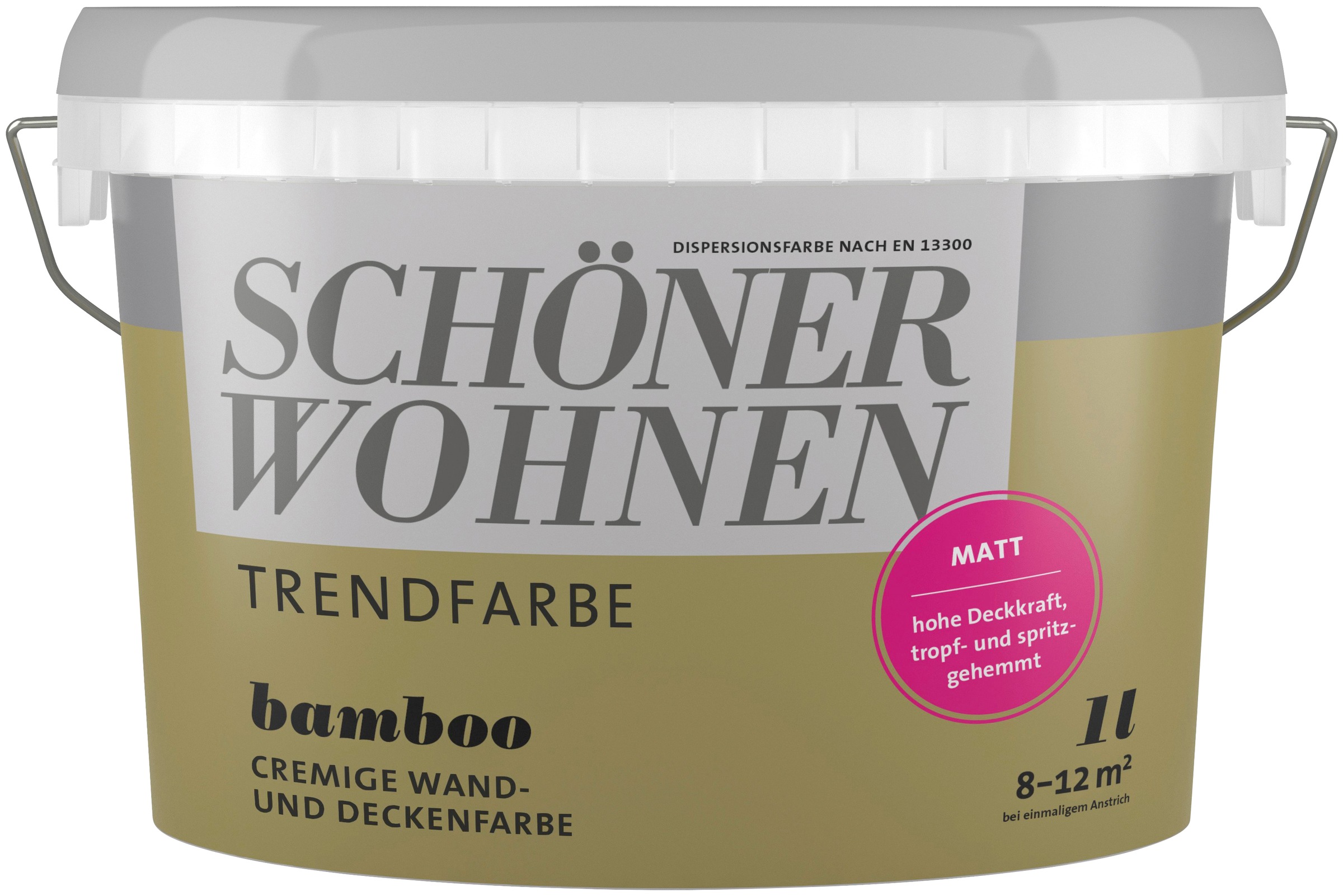 SCHÖNER WOHNEN-Kollektion Wand- und Deckenfarbe »Trendfarbe«, 1 Liter, Bamboo,... kaufen