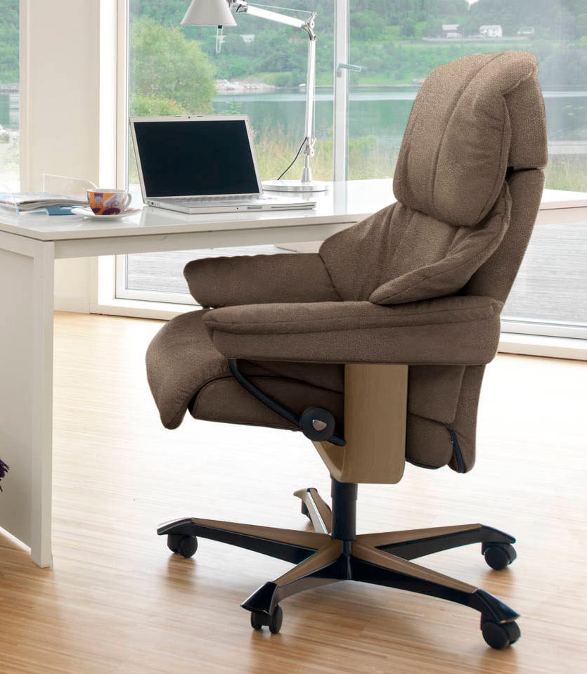 Stressless® Relaxsessel »Reno«, mit Home Office Base, Größe M, Gestell Eich günstig online kaufen