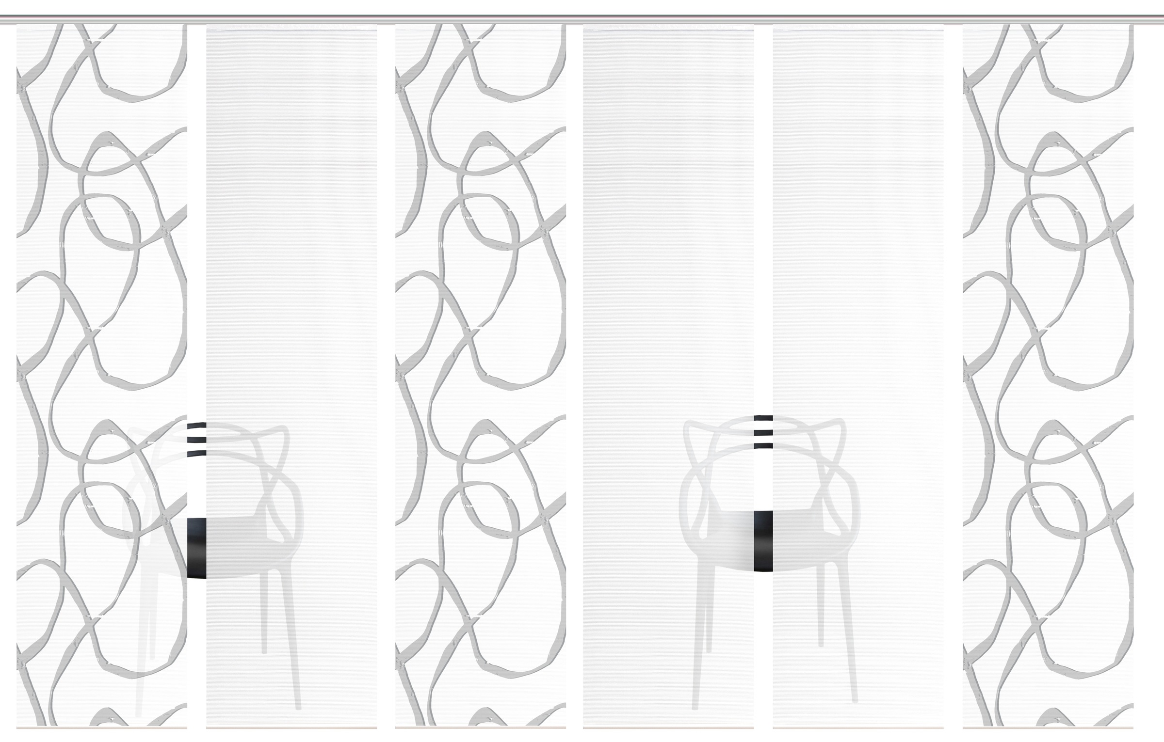 Vision S Schiebegardine »OPHELIA« Paneelwagen 6 Stk. tlg. Schiebevorhang,Ba günstig online kaufen