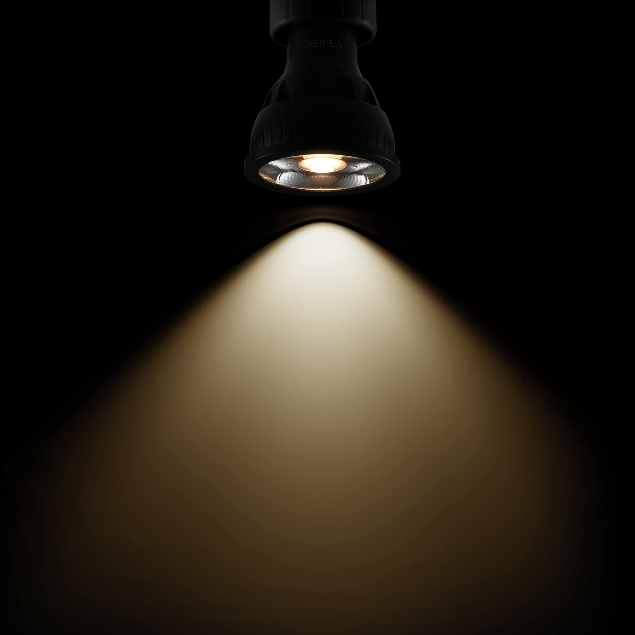 SEGULA LED-Leuchtmittel »GU10 Reflektor 36°« GU10 1 Stk. Warmweiß LED Reflektor 36° dimmbar GU10, 8W, 2700K, schwarz