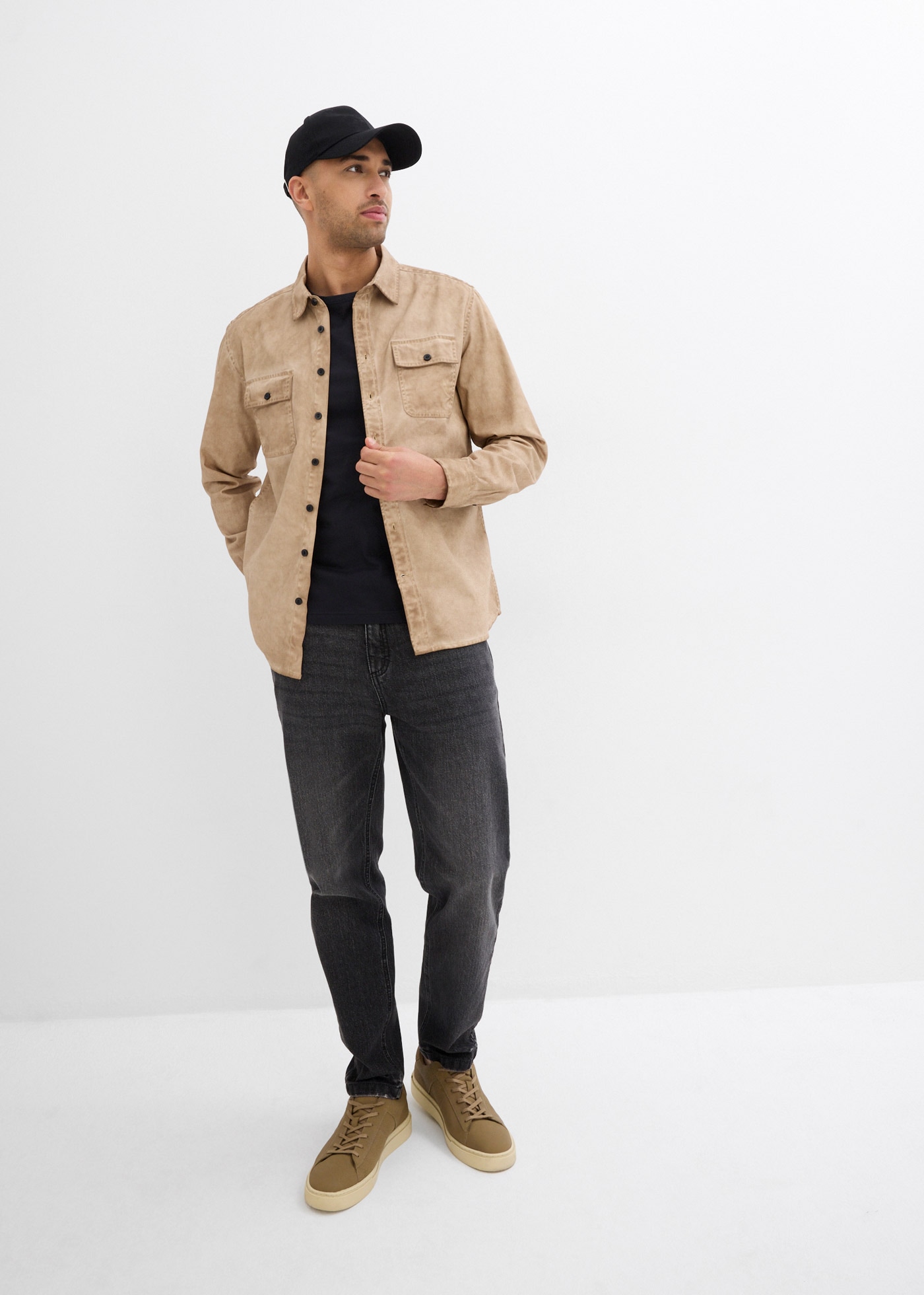 bonprix T-Shirt »T-Shirt (5er Pack)« Packung, 5 Stk. Regular Fit, Kurzarm, für warme Tage, aus Baumwolle und Viskose