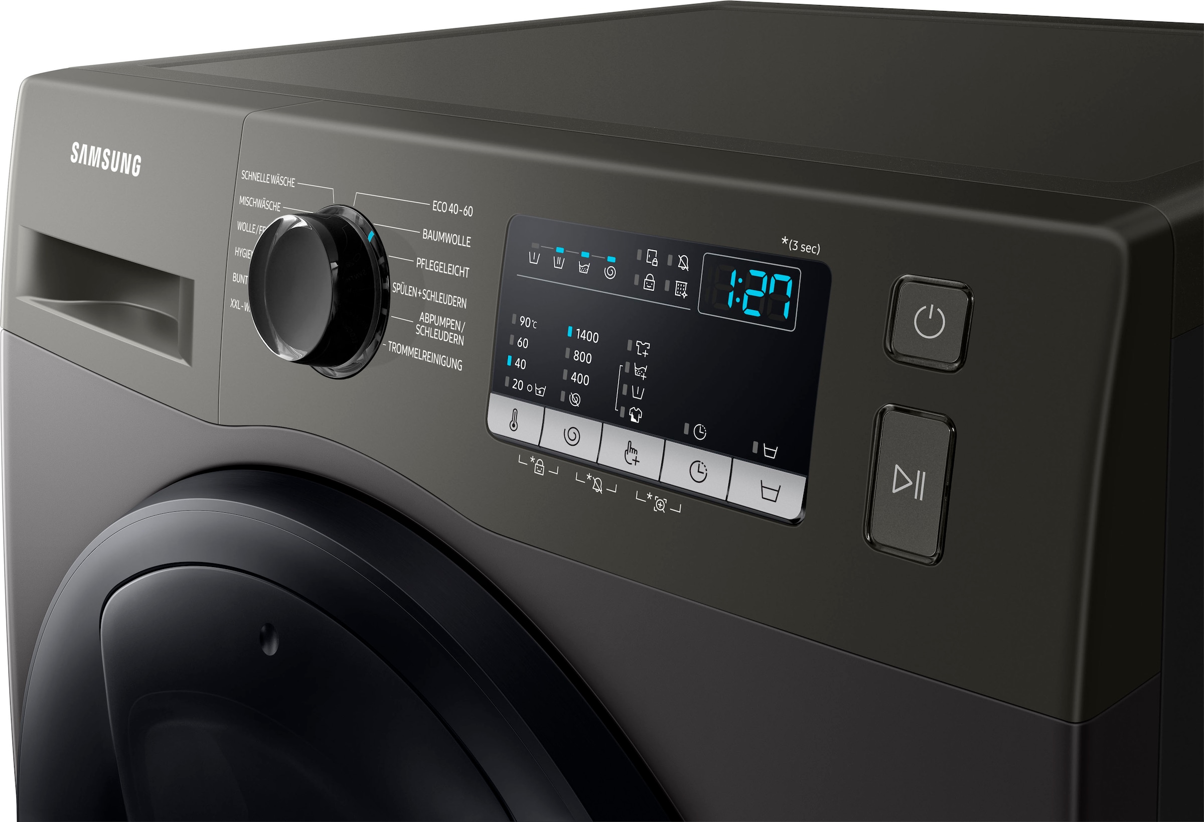 16. Bild von Samsung Waschmaschine »WW7ET4543AX«, WW4500T INOX, WW7ET4543AX, 7 kg, 1400 U/min, AddWash™