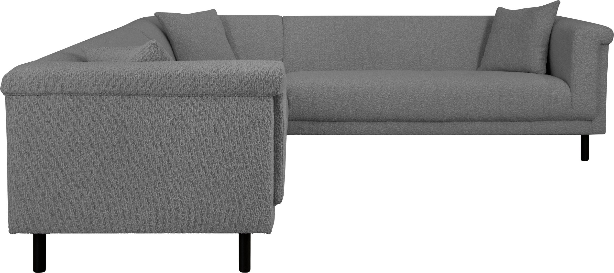 INOSIGN Ecksofa »AGNIA L-Form B/T/H: 244/244/71 cm«, incl. Zierkissen, glei günstig online kaufen