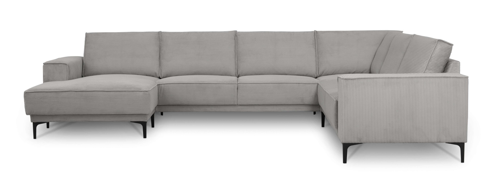 PLACES OF STYLE Wohnlandschaft »XXL Sofa Oland, Struktur, Flachgewebe, Luxu günstig online kaufen