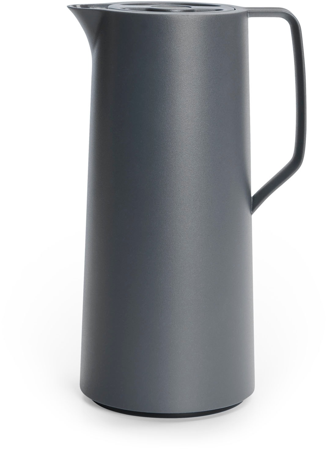 Emsa Isolierkanne »Motiva in modernem Design, 100% auslaufsicher, Made in Germany«, 1 l, (doppelwandiger Glasisolierkolben, bis zu 12h warm/24h kalt), Quick-Press-Deckel, Einhandbedienung, ergonomischer Schraubdeckel