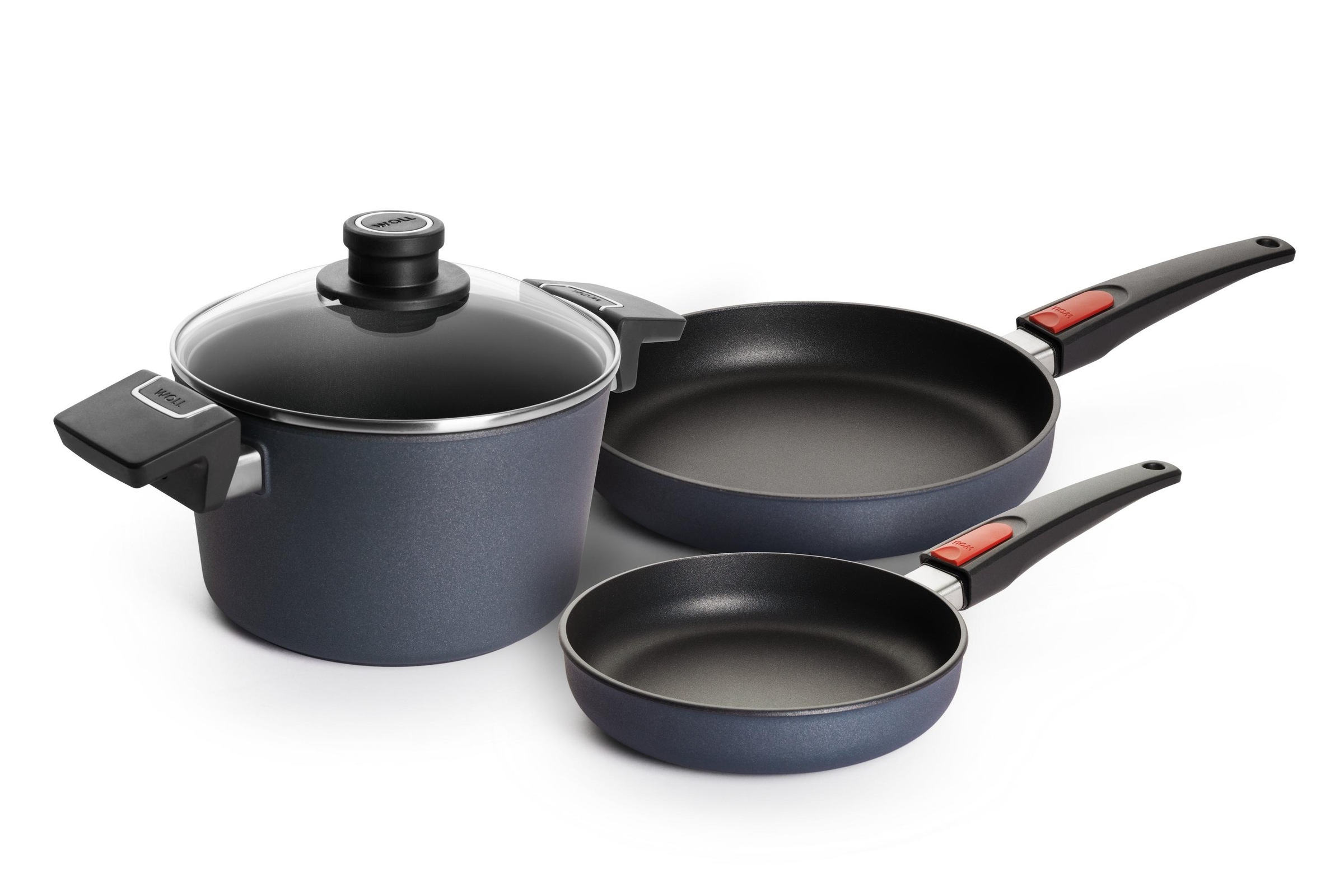 WOLL MADE IN GERMANY Pfannen-Set »Diamond Lite« Aluminiumguss Set, Flachpfa günstig online kaufen