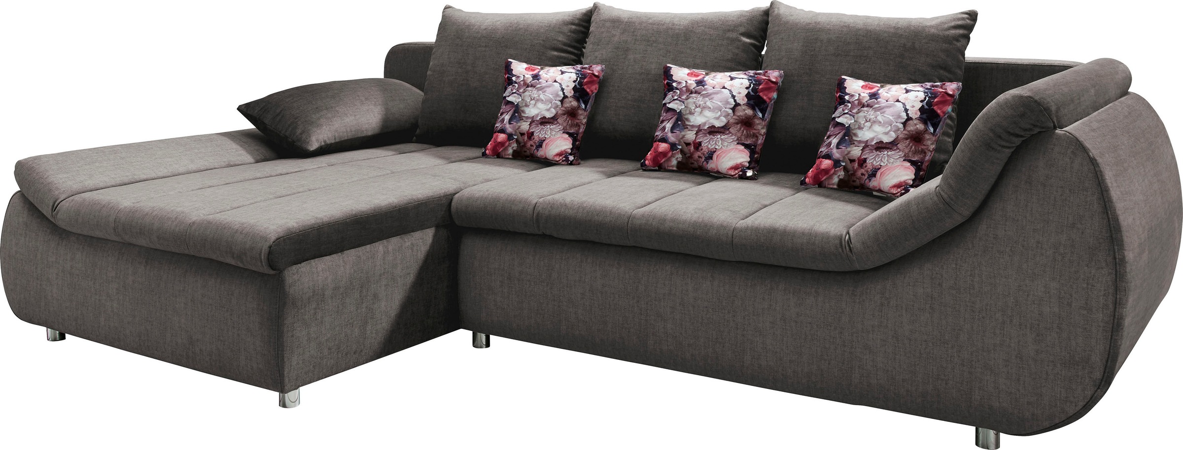 INOSIGN Ecksofa »Imola elegant und modern, aktuelle Steppung im Sitz, beque günstig online kaufen