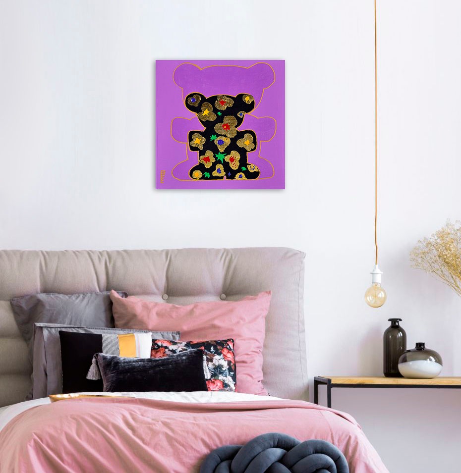 queence Leinwandbild »Bears V«, Bär-Bären-Kunst, (1 St.), Premium-Leinwands günstig online kaufen