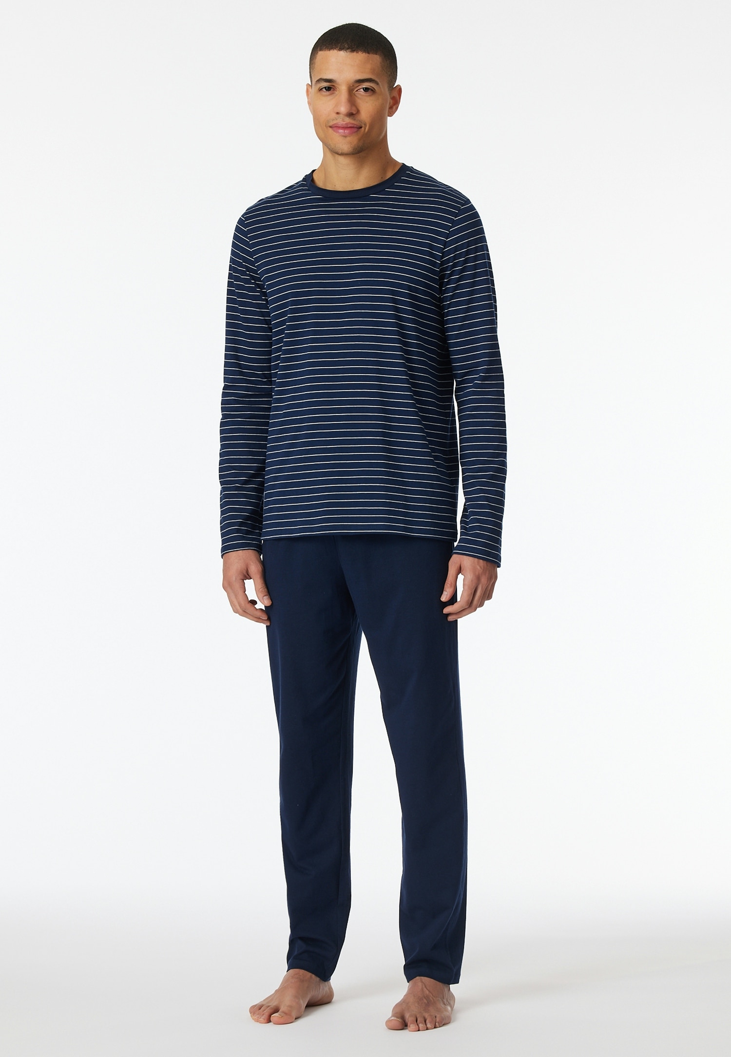 Schiesser Schlafanzug »"Casual Essentials"«, (2 tlg.), mit Streifen