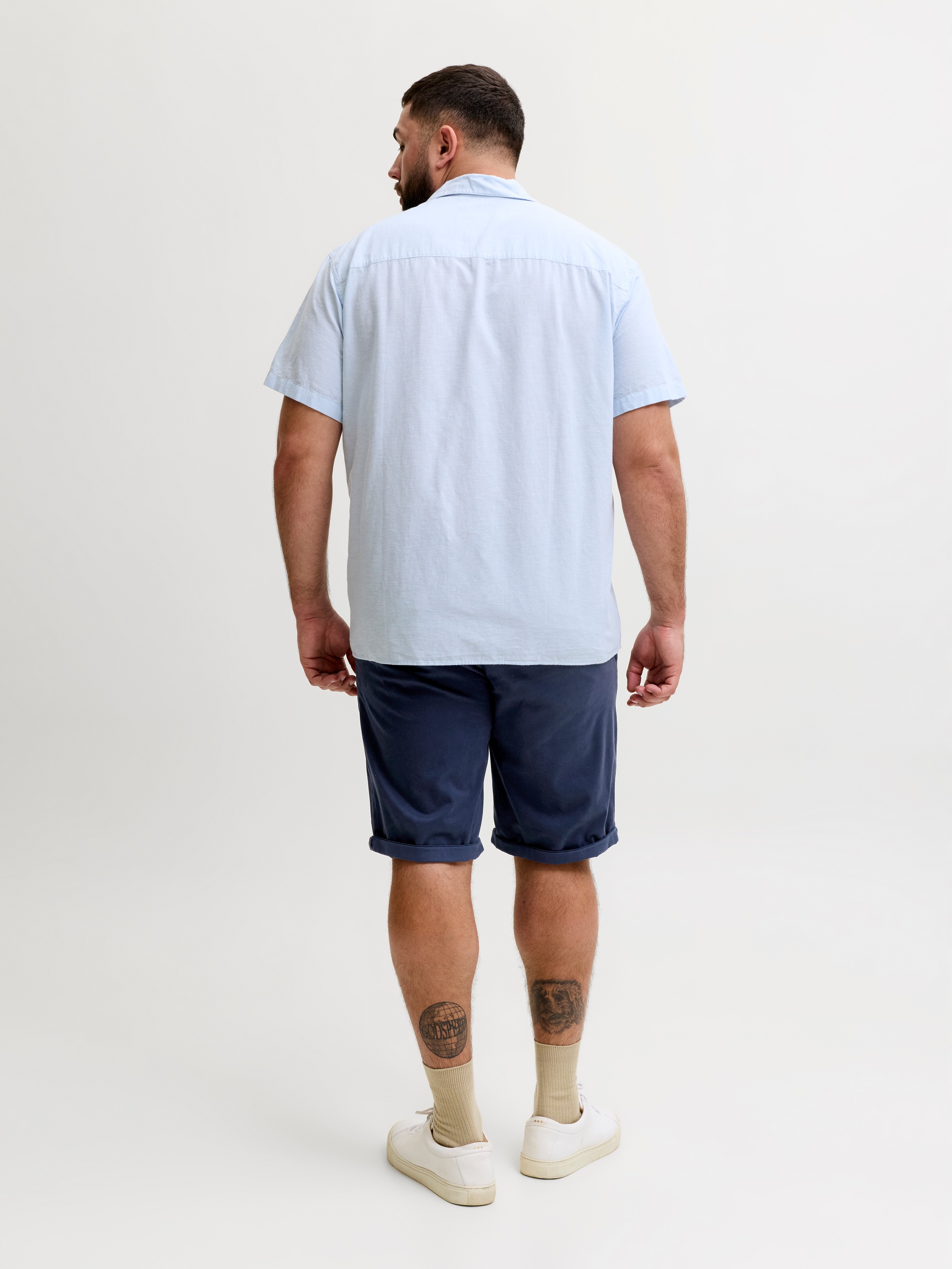 Jack & Jones PlusSize Chinoshorts »JPSTBOWIE JJSHORTS SOLID SN  PLS«  mit Umschlag
