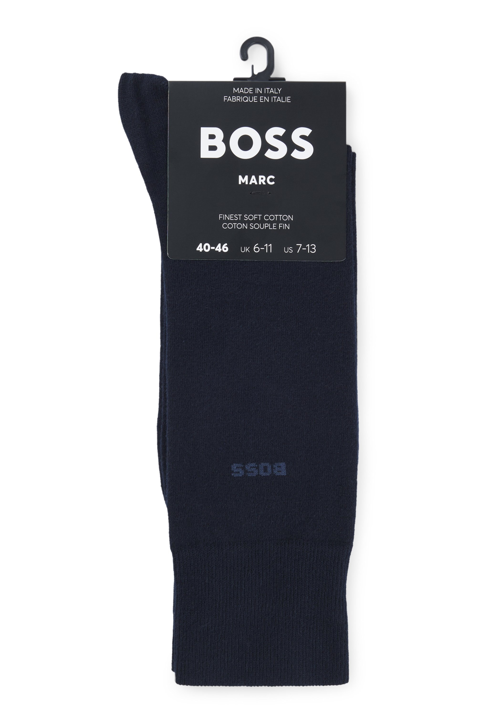 BOSS Basicsocken »Marc RS Uni« mit eingesticktem Logoschriftzug