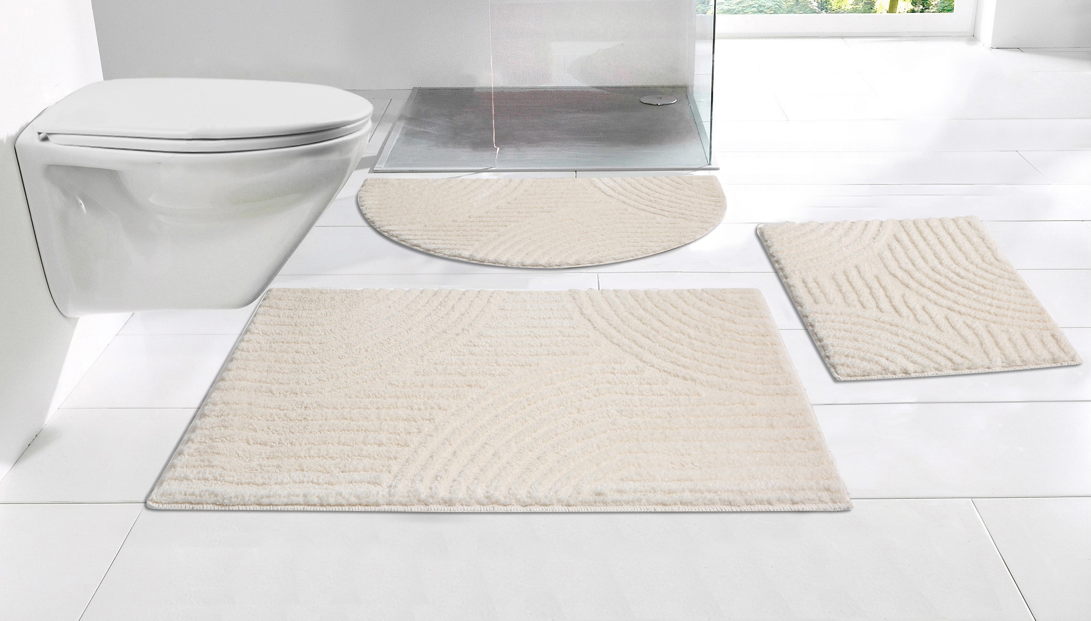 my home Badematte »Ognon, Scandi, Boho, modernes Muster«, rutschhemmend bes günstig online kaufen