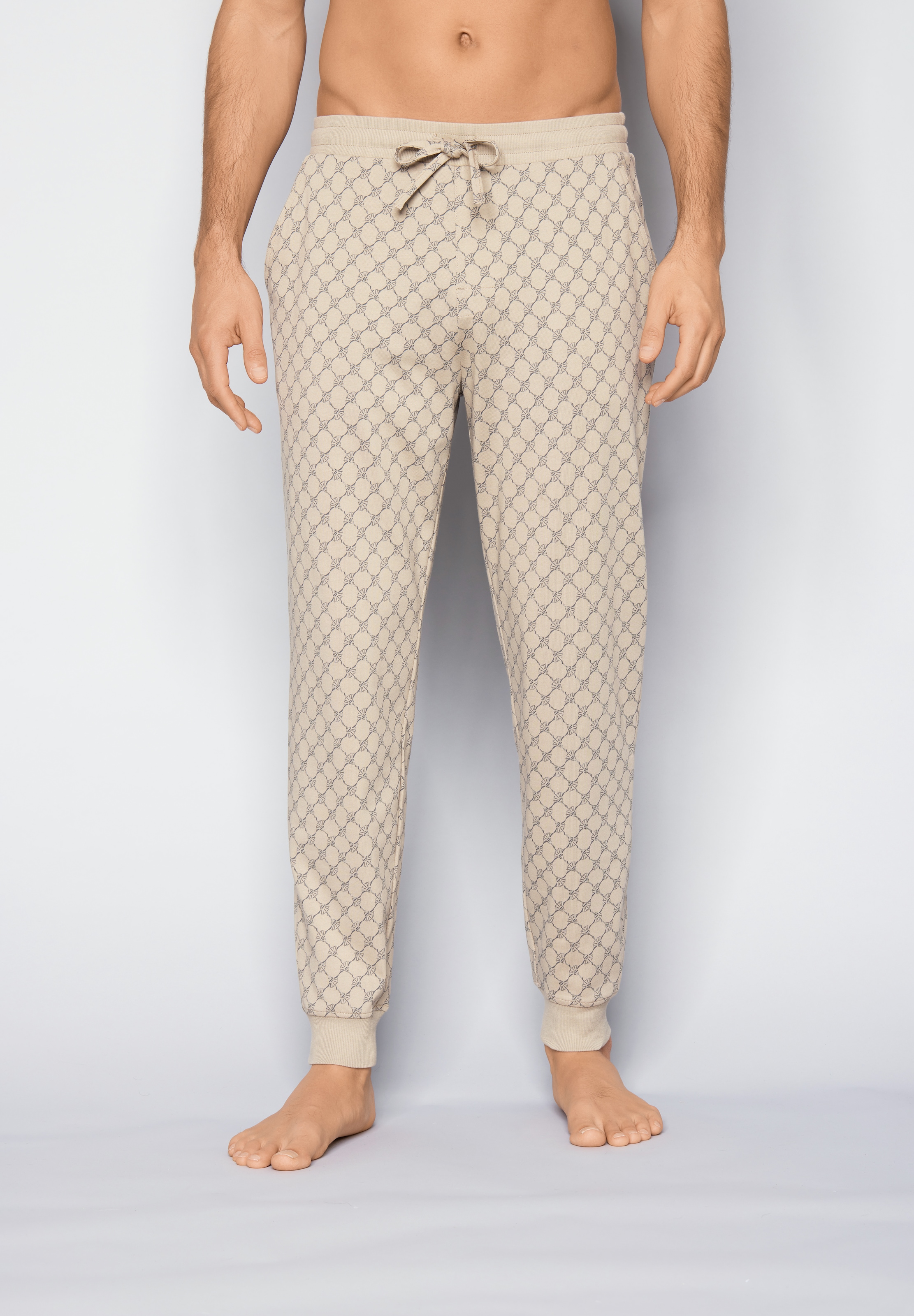 JOOP! Pyjamahose »Leisure«  mit Cornflower-Print, seitlichen Taschen und Bindeband