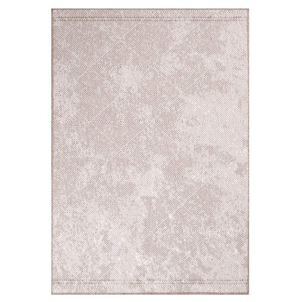 Carpet City Outdoorteppich »DUO RUG 5845«, rechteckig, 5 mm Höhe, Wendeteppich Wetterfest In- & Outdoor, Balkon, Terrasse, Wohnzimmer